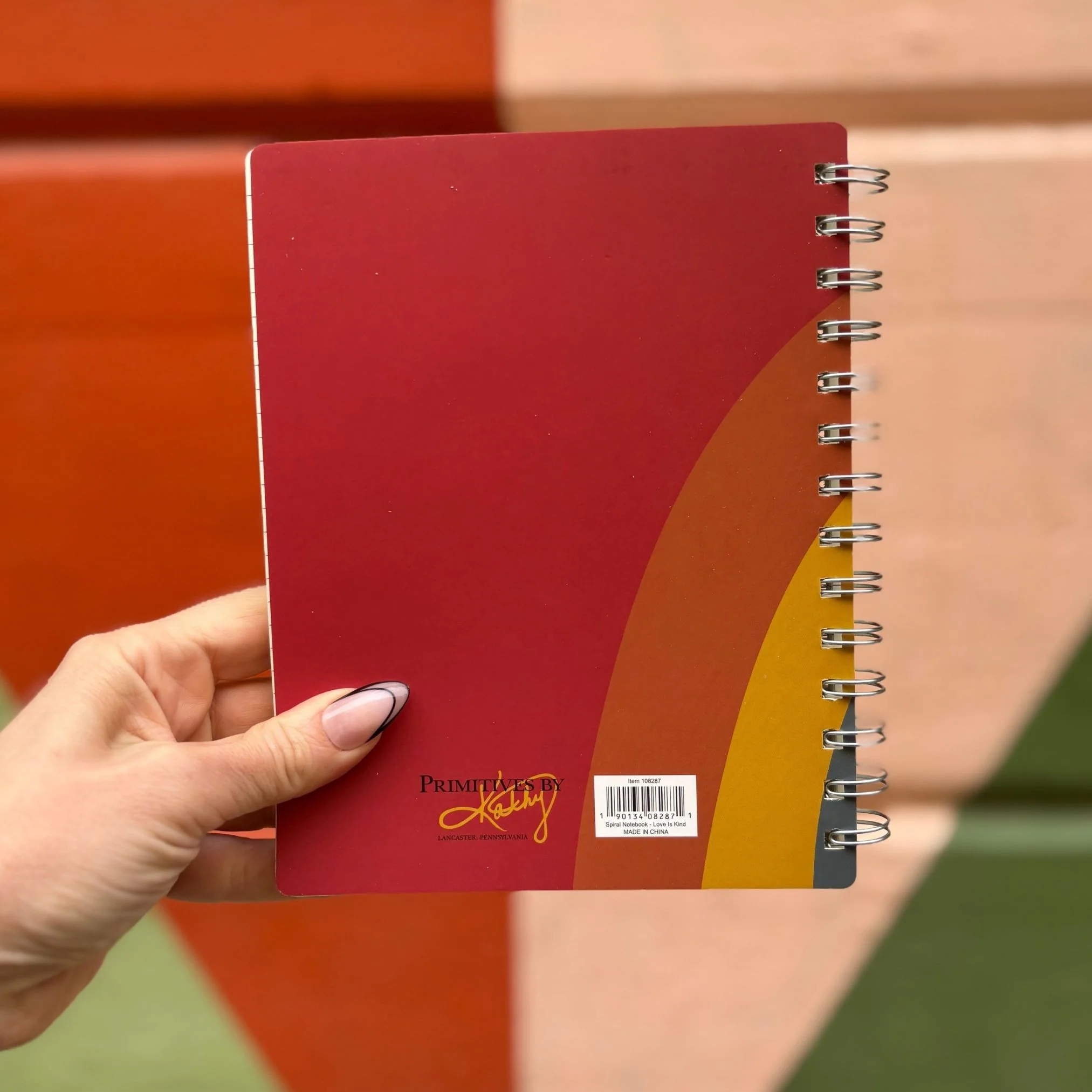 Love Is Kind Spiral Notebook | Rainbow Pride | 5.75" x 7.50"  | 120 Lined Pages - Image 6