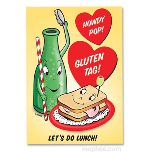 Love Note Postcards Book | 30 Postcards with Horrible Puns and Retro Valentine's-Style Art - Image 4