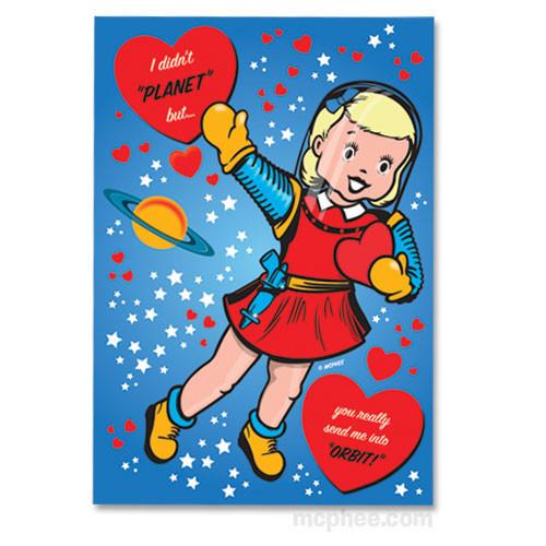 Love Note Postcards Book | 30 Postcards with Horrible Puns and Retro Valentine's-Style Art - Image 6