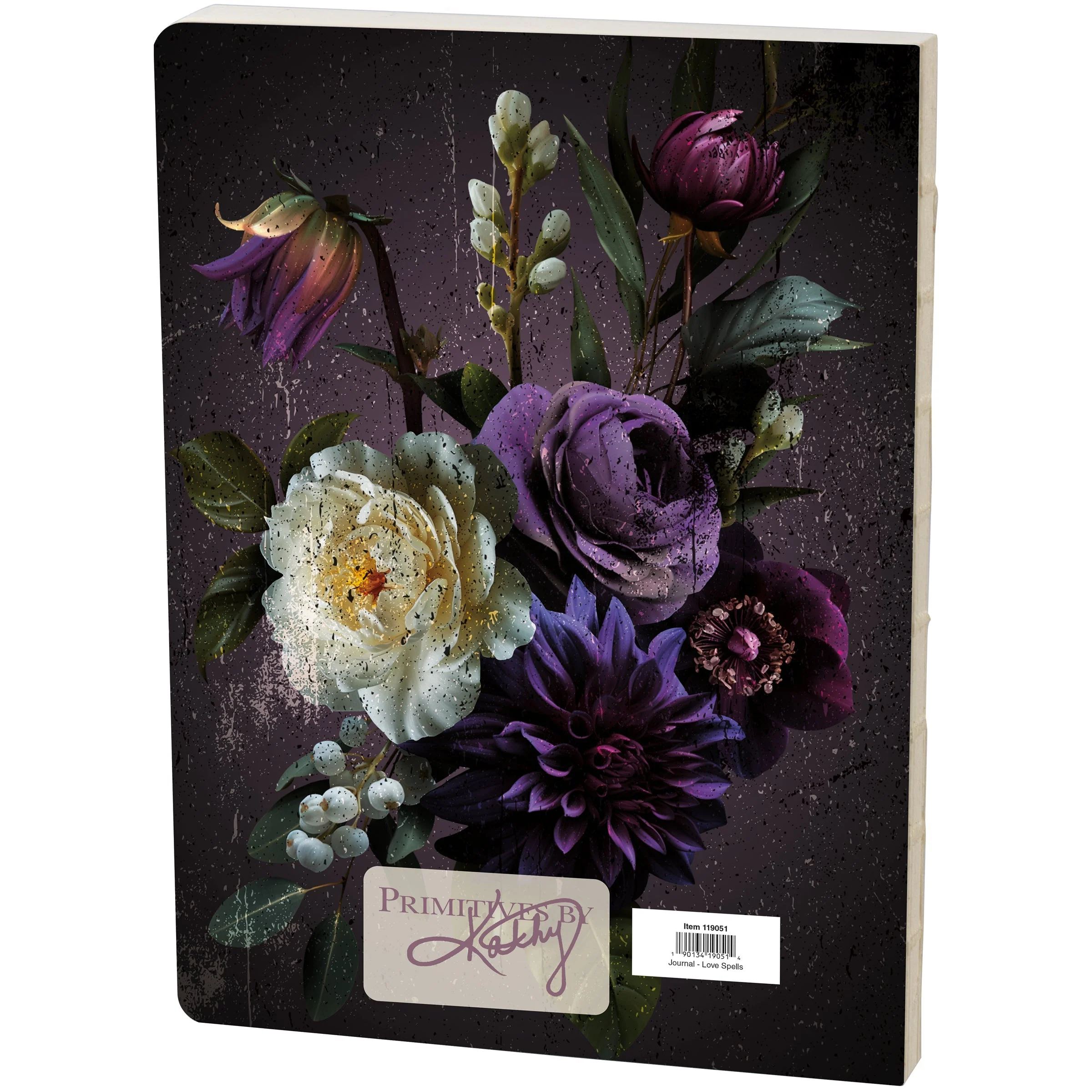 Dark Botanical Love Spells Double-Sided Journal | Halloween Inspired Notebook | 160 Lined Pages - Image 4
