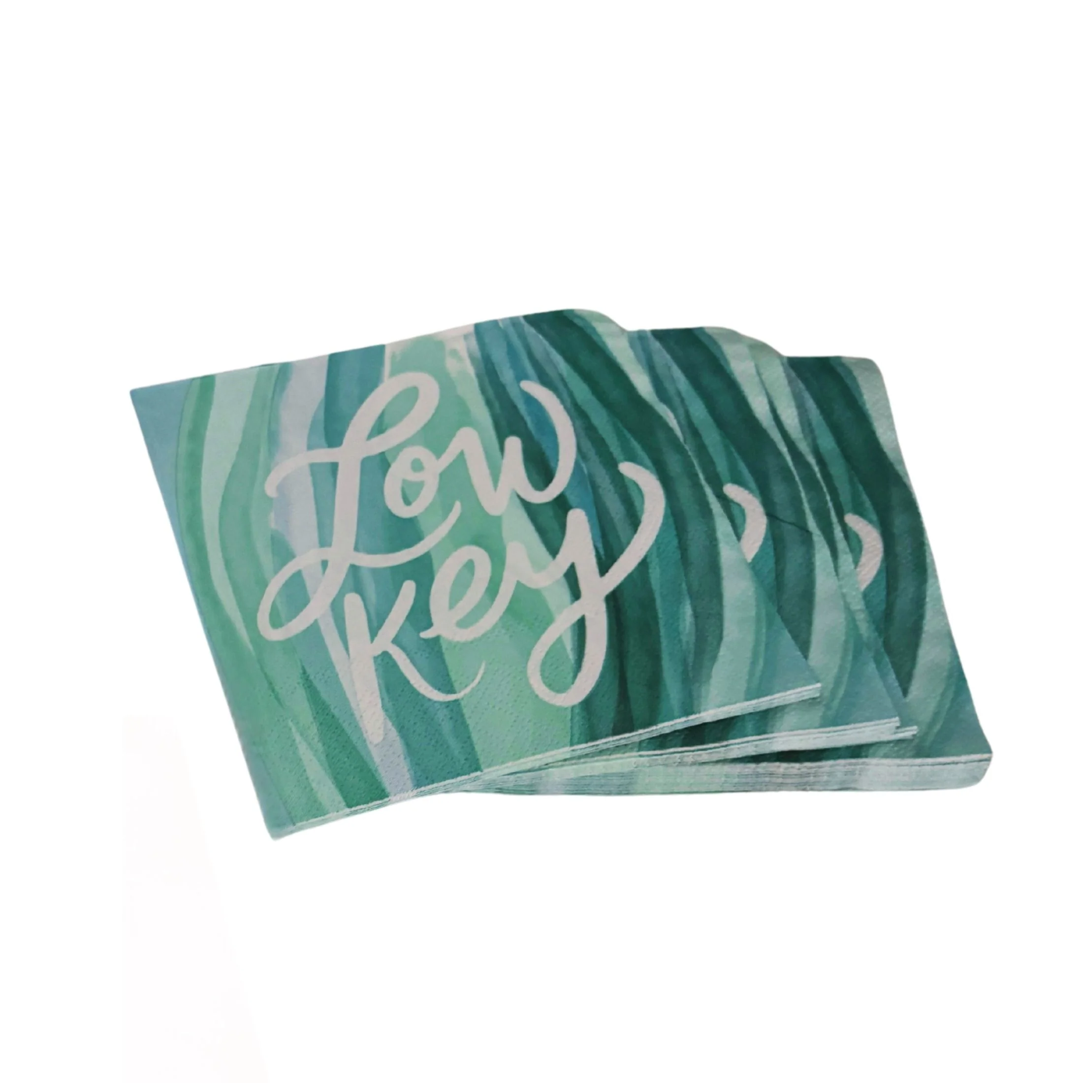 Low Key Party/Beverage/Cocktail Napkins | 5" Square - Image 2
