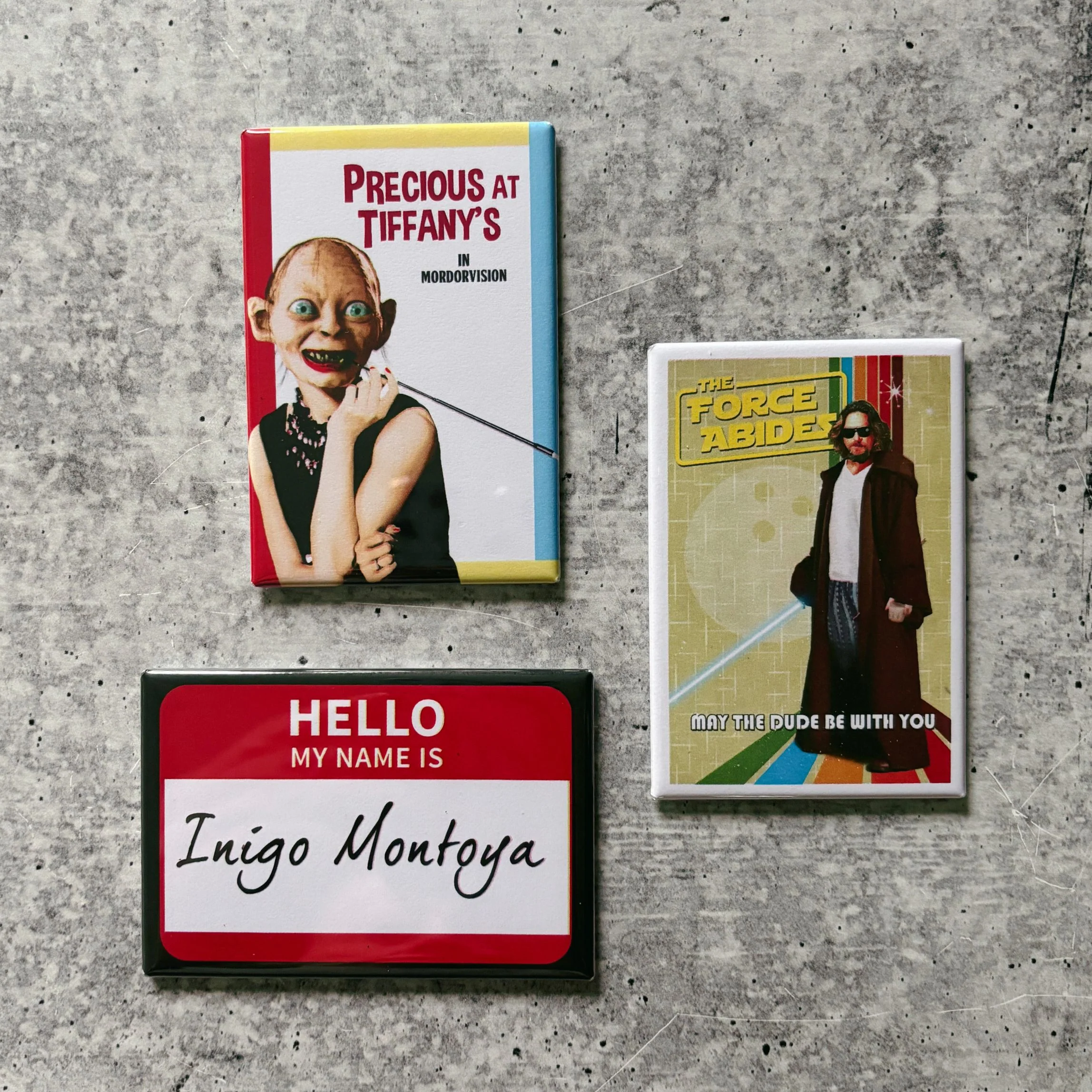 The Force Abides - May The Dude Be With You Funny Refrigerator Magnet | Rectangular Magnetic Surface Decor | 2" x 3" - Image 4