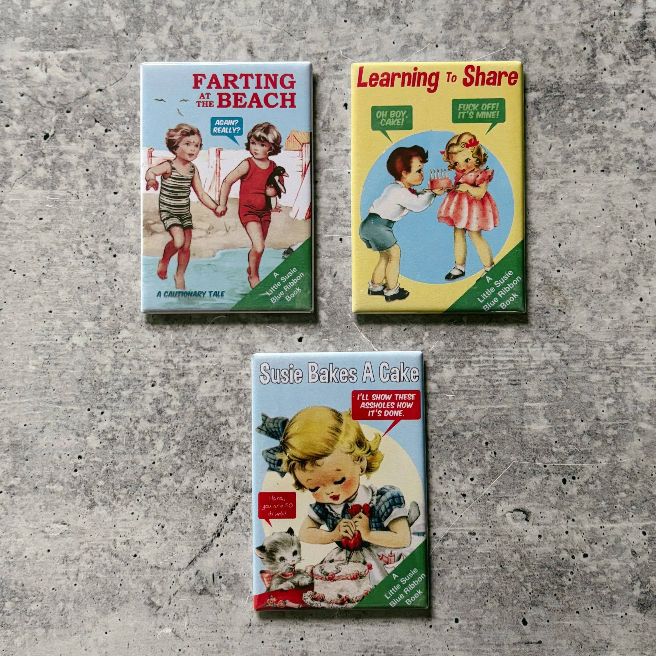 Farting At The Beach Funny Refrigerator Magnet | Rectangular Magnetic Surface Decor | 2" x 3" - Image 4