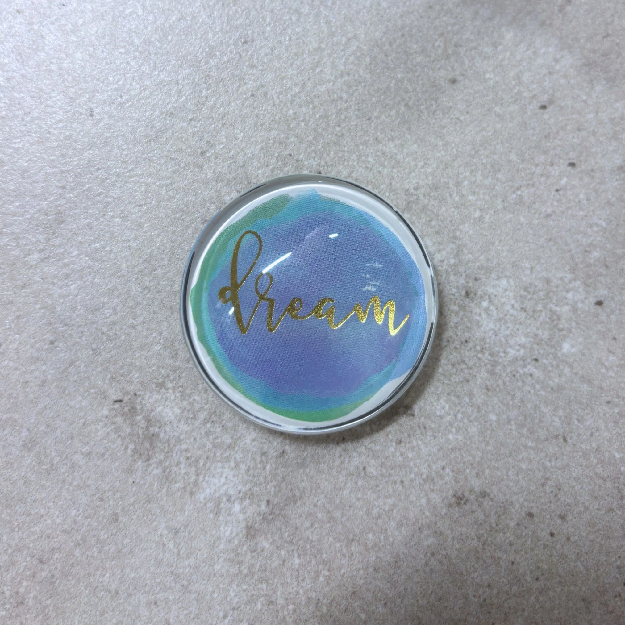 Inspiring Cabochon Glass Magnets | Metallic Gold Text | 10 Options Mix and Match - Image 3