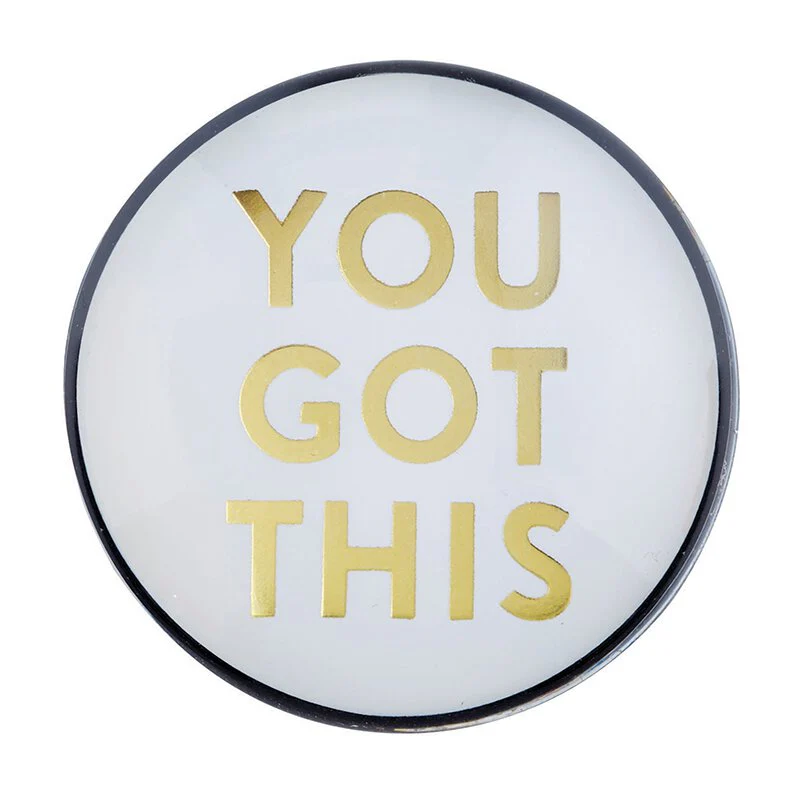 Inspiring Cabochon Glass Magnets | Metallic Gold Text | 10 Options Mix and Match - Image 6