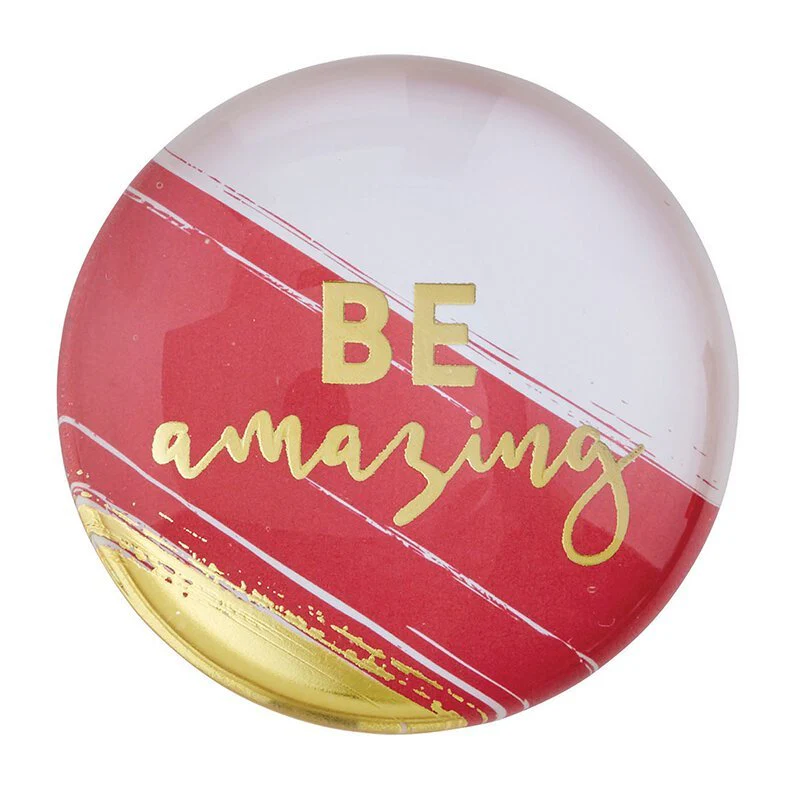 Inspiring Cabochon Glass Magnets | Metallic Gold Text | 10 Options Mix and Match - Image 7