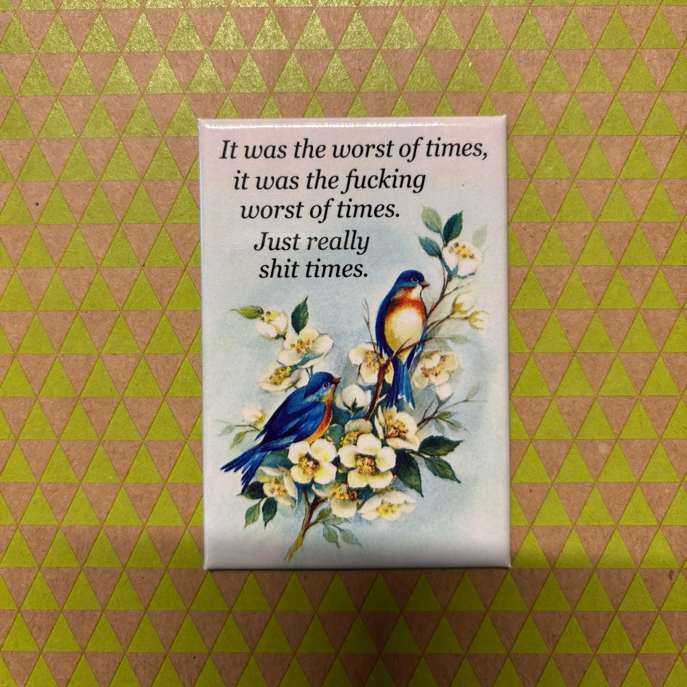 It Was The Worst Of Times, It Was The Fucking Worst Of Times Refrigerator Magnet | 3" x 2" - Image 2