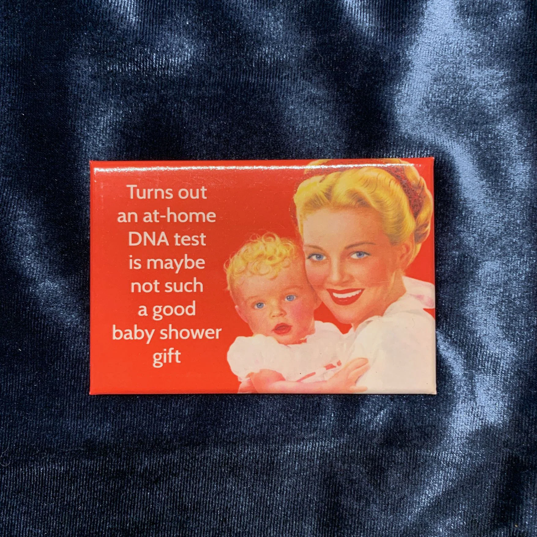Turns Out An At-Home DNA Test Is Not Such A Good Baby Shower Gift Magnet | Refrigerator Magnetic Surface Decor - Image 2