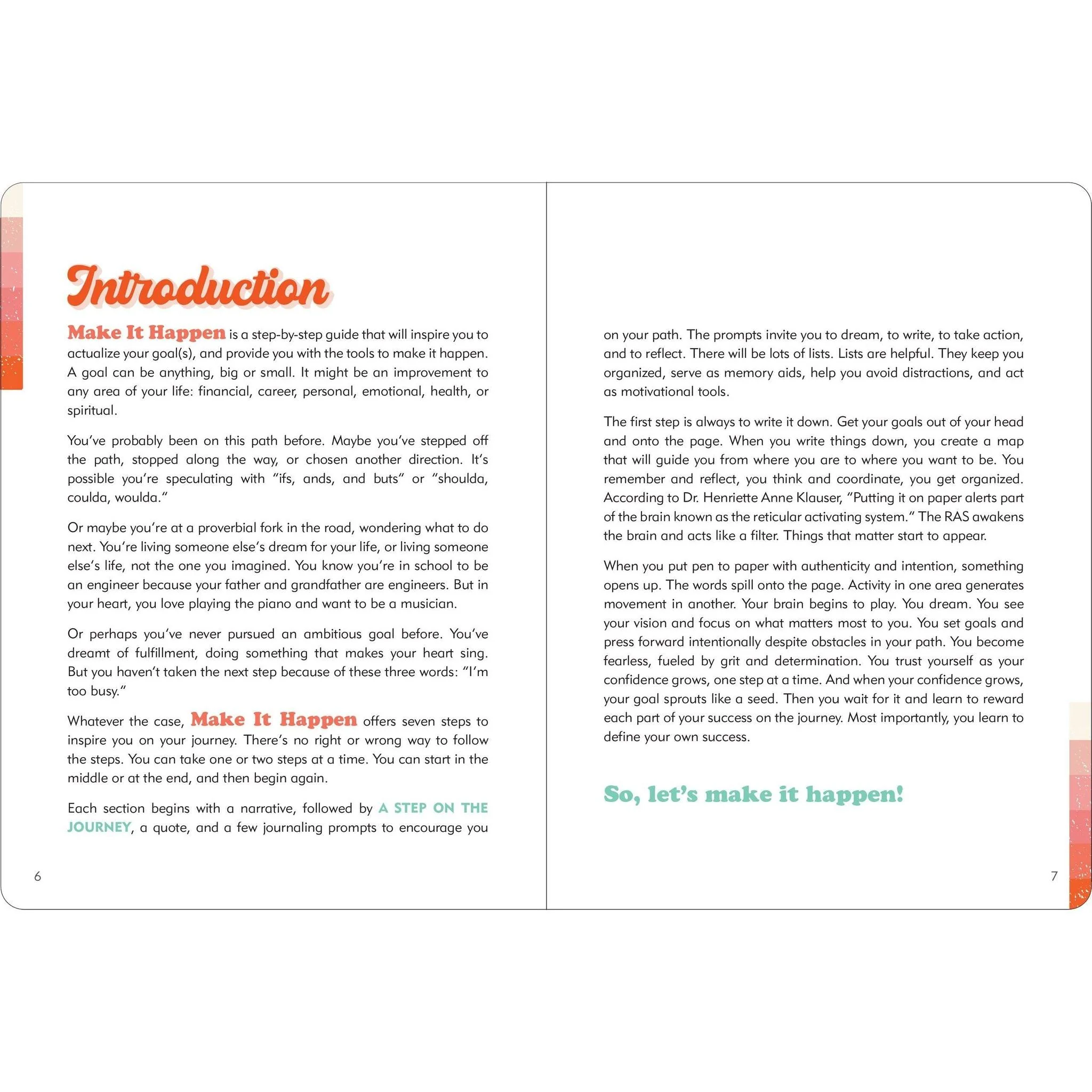 Make It Happen Journal | A Journal to Identify and Actualize Your Goals - Image 5
