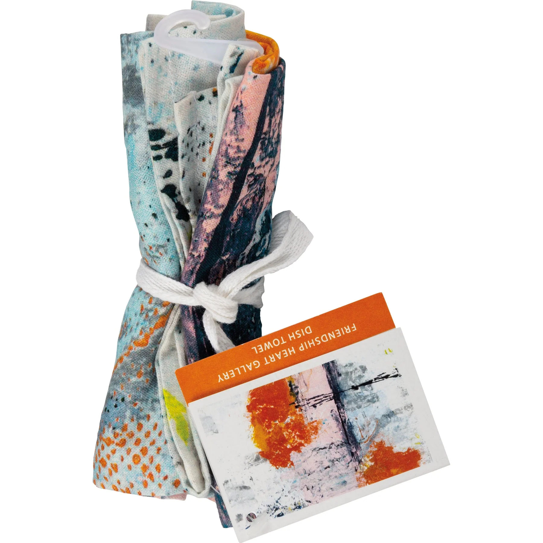 Make It Happen Multicolored Bright Dish Cloth Towel | Abstract Art Tea Towel | Hand Towel - Image 3