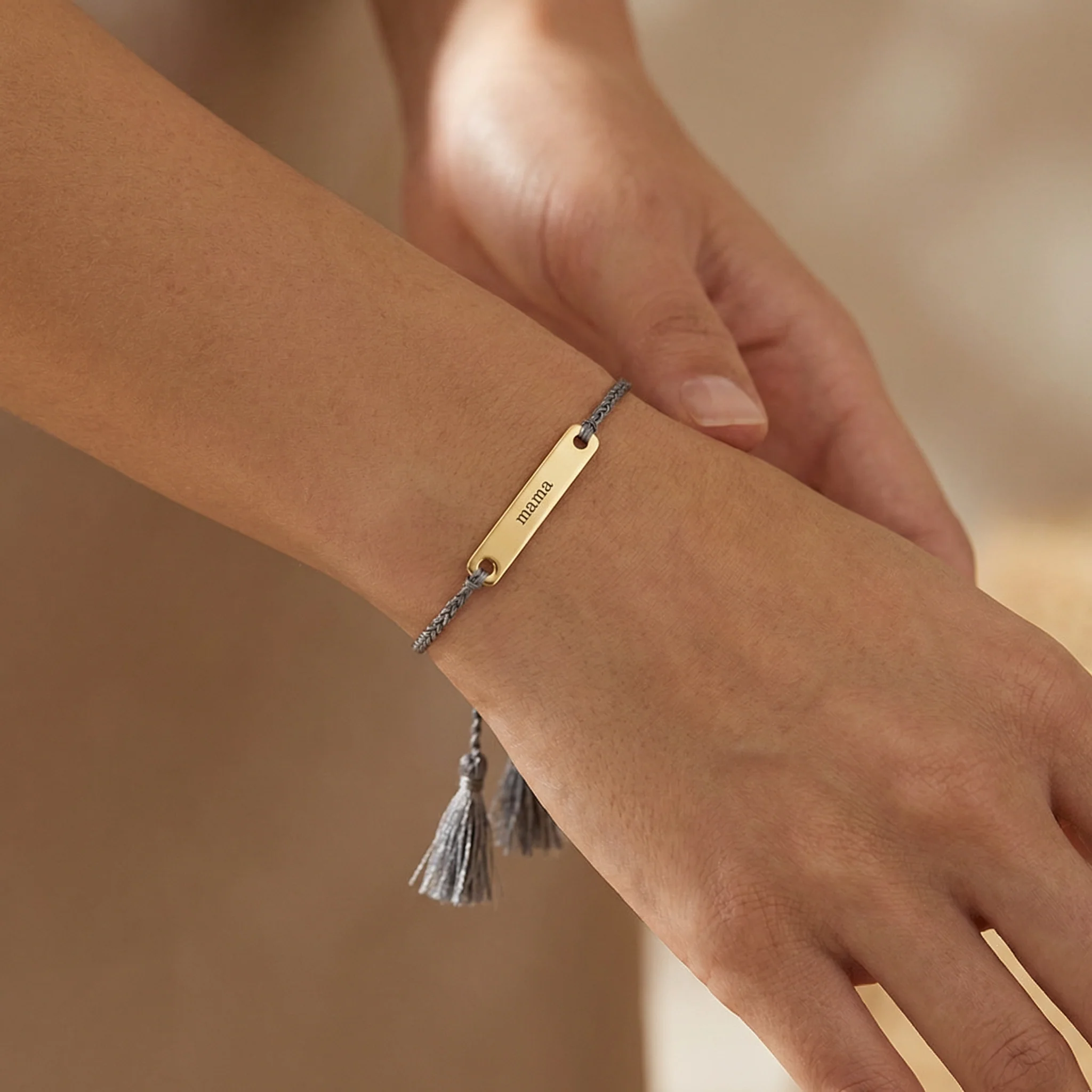 Mama Adjustable Bracelet | In a Giftable Glass Jar with Cork Lid - Image 2