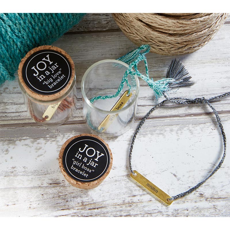 Mama Adjustable Bracelet | In a Giftable Glass Jar with Cork Lid - Image 3