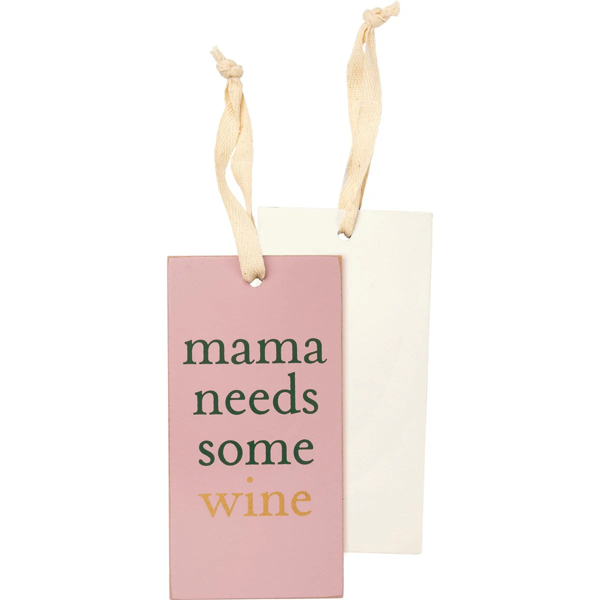 Mama Needs Some Wine Wooden Bottle Tag - Image 5