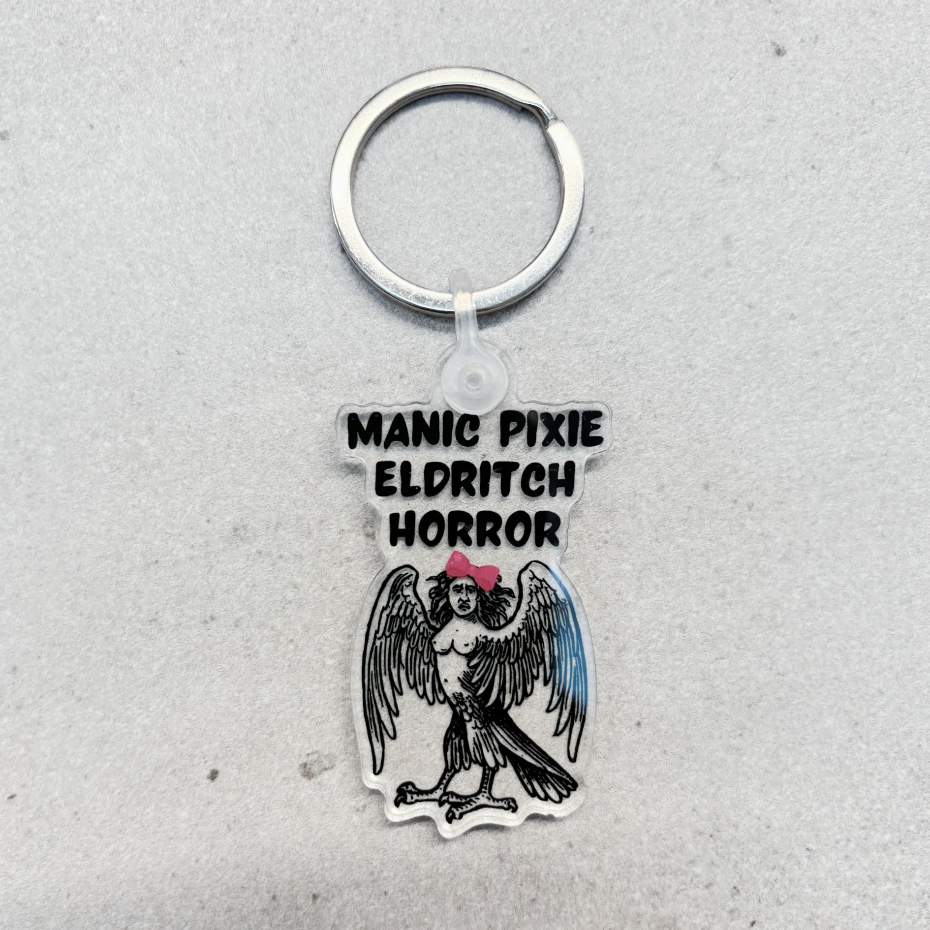 Manic Pixie Eldritch Horror Acrylic Keychain - Image 3