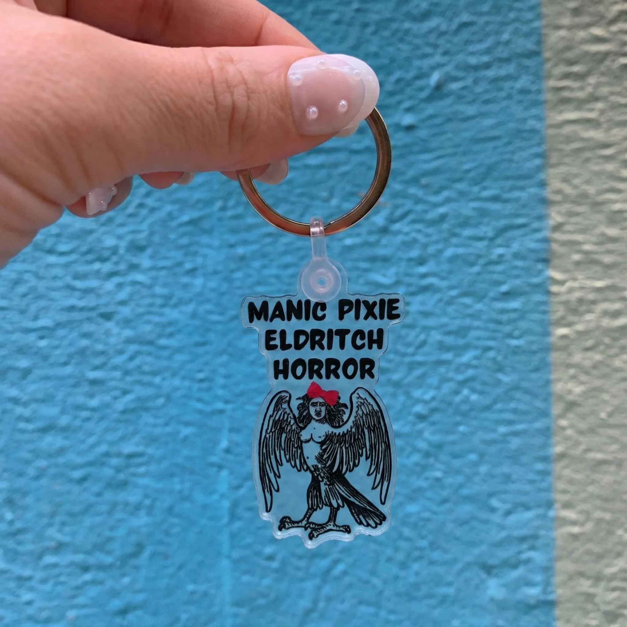 Manic Pixie Eldritch Horror Acrylic Keychain - Image 5