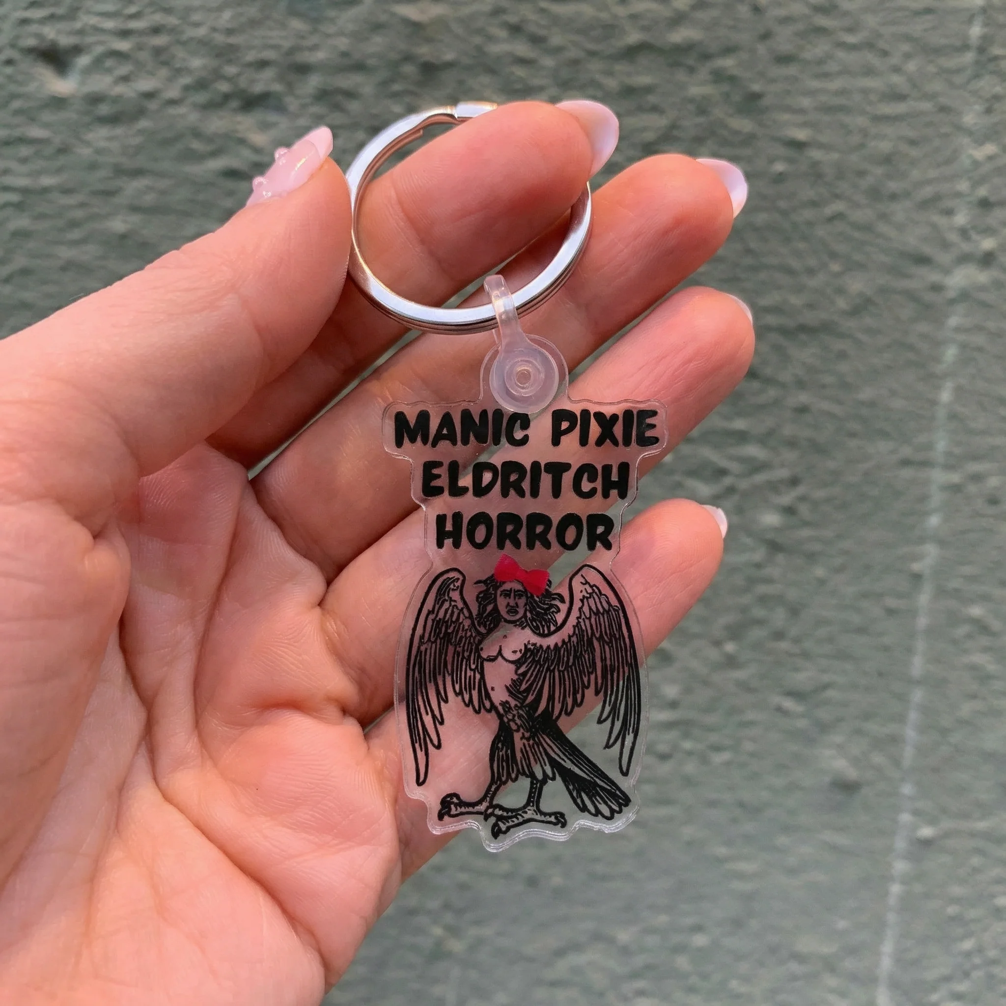 Manic Pixie Eldritch Horror Acrylic Keychain - Image 6