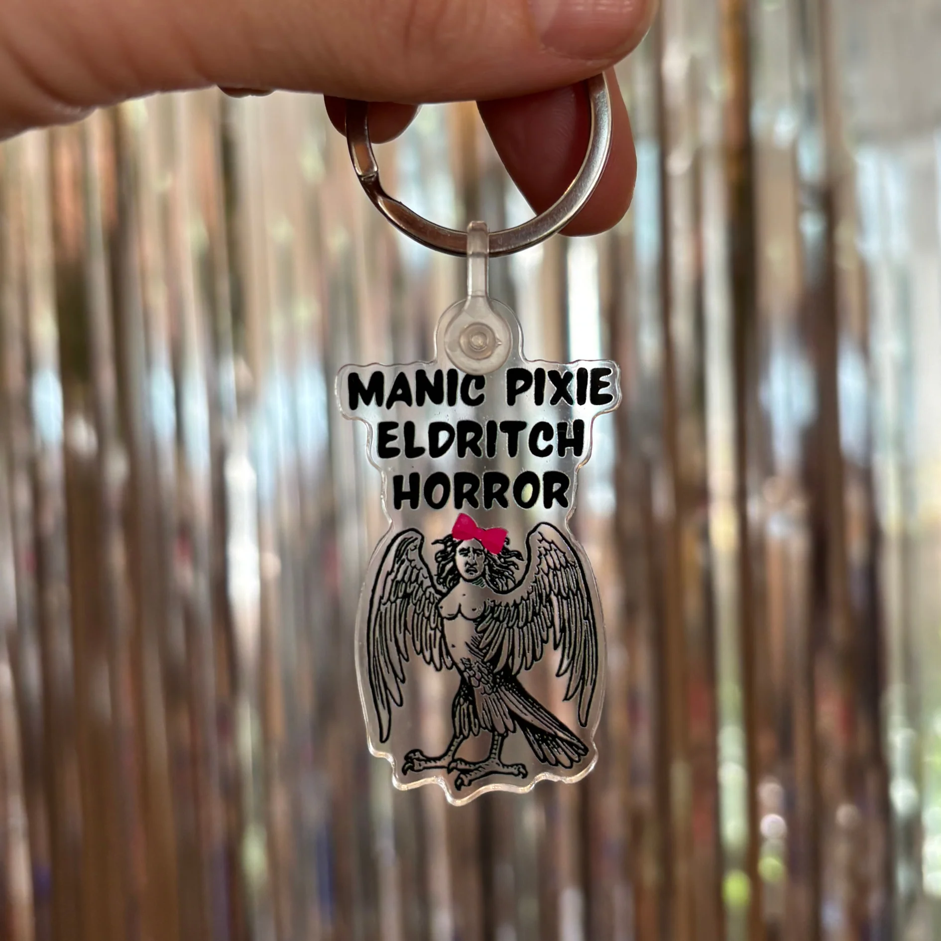 Manic Pixie Eldritch Horror Acrylic Keychain - Image 7