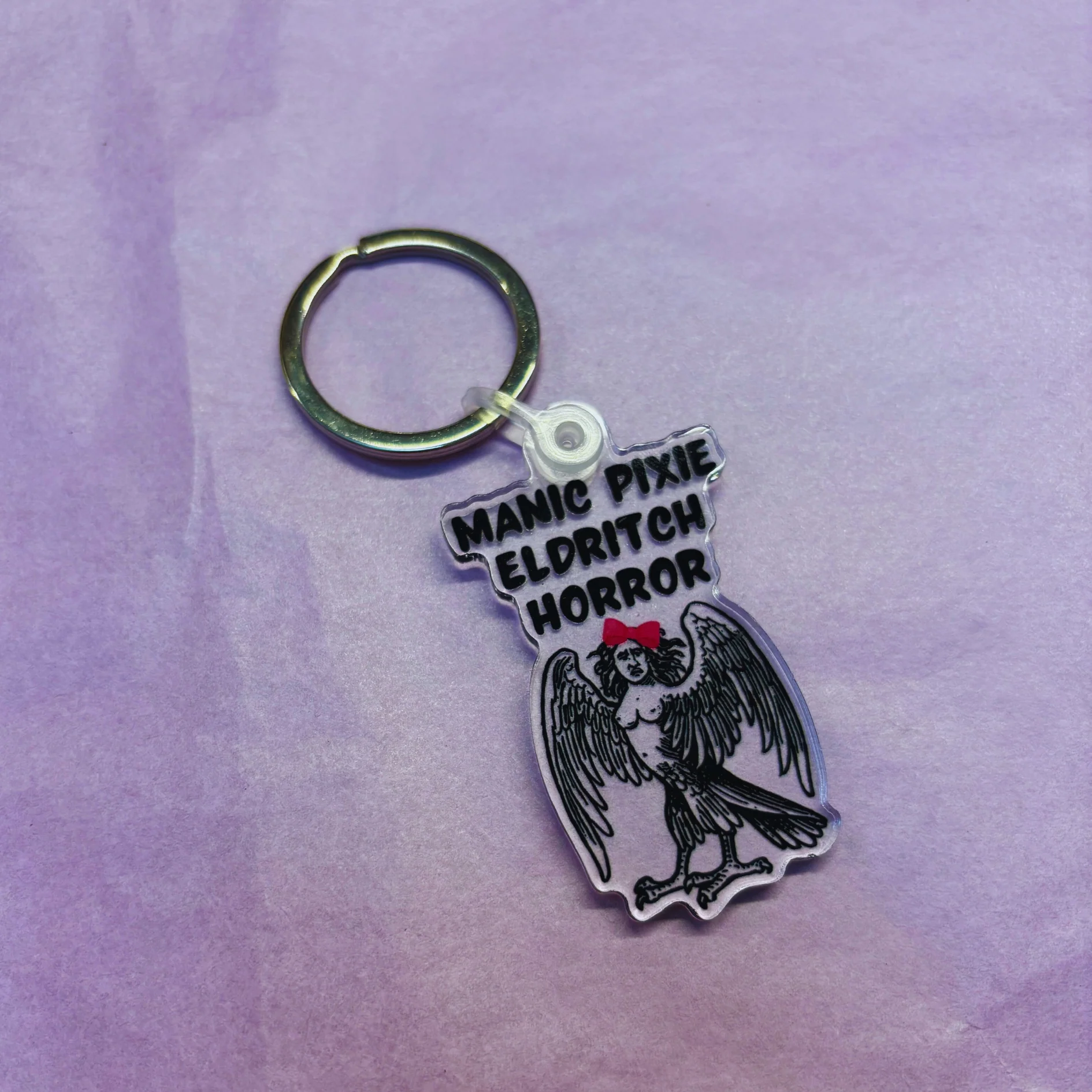 Manic Pixie Eldritch Horror Acrylic Keychain - Image 9