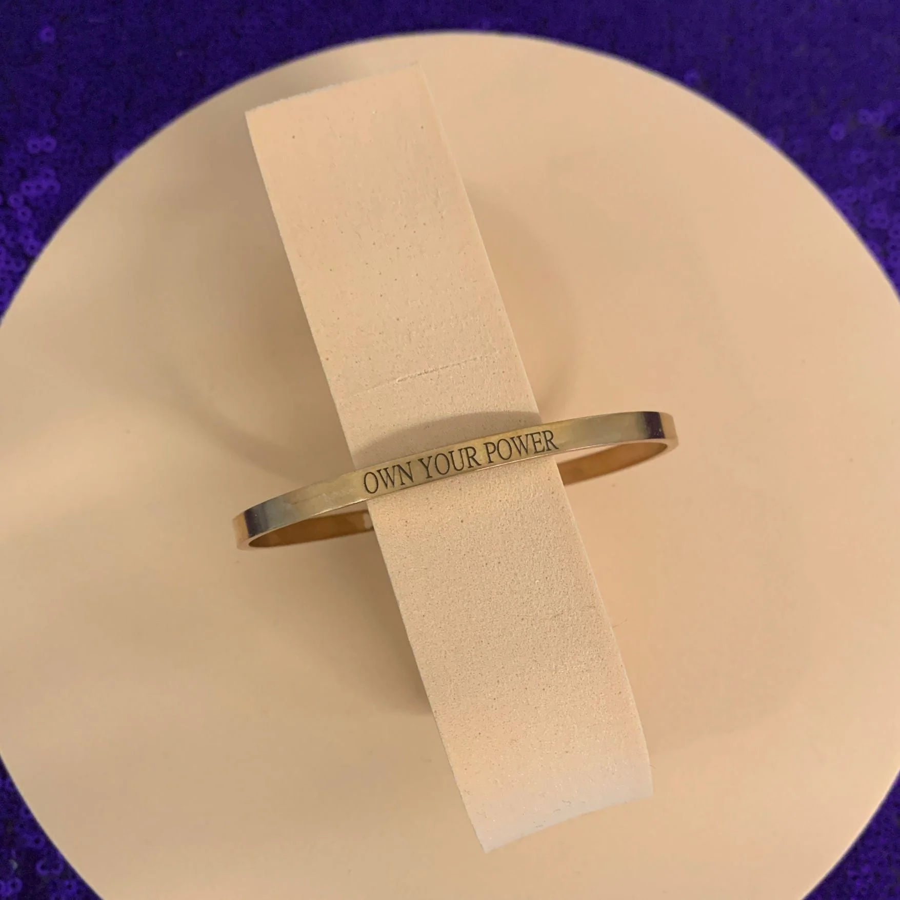 Mantra Sayings Stackable Cuff Bracelets - Image 12