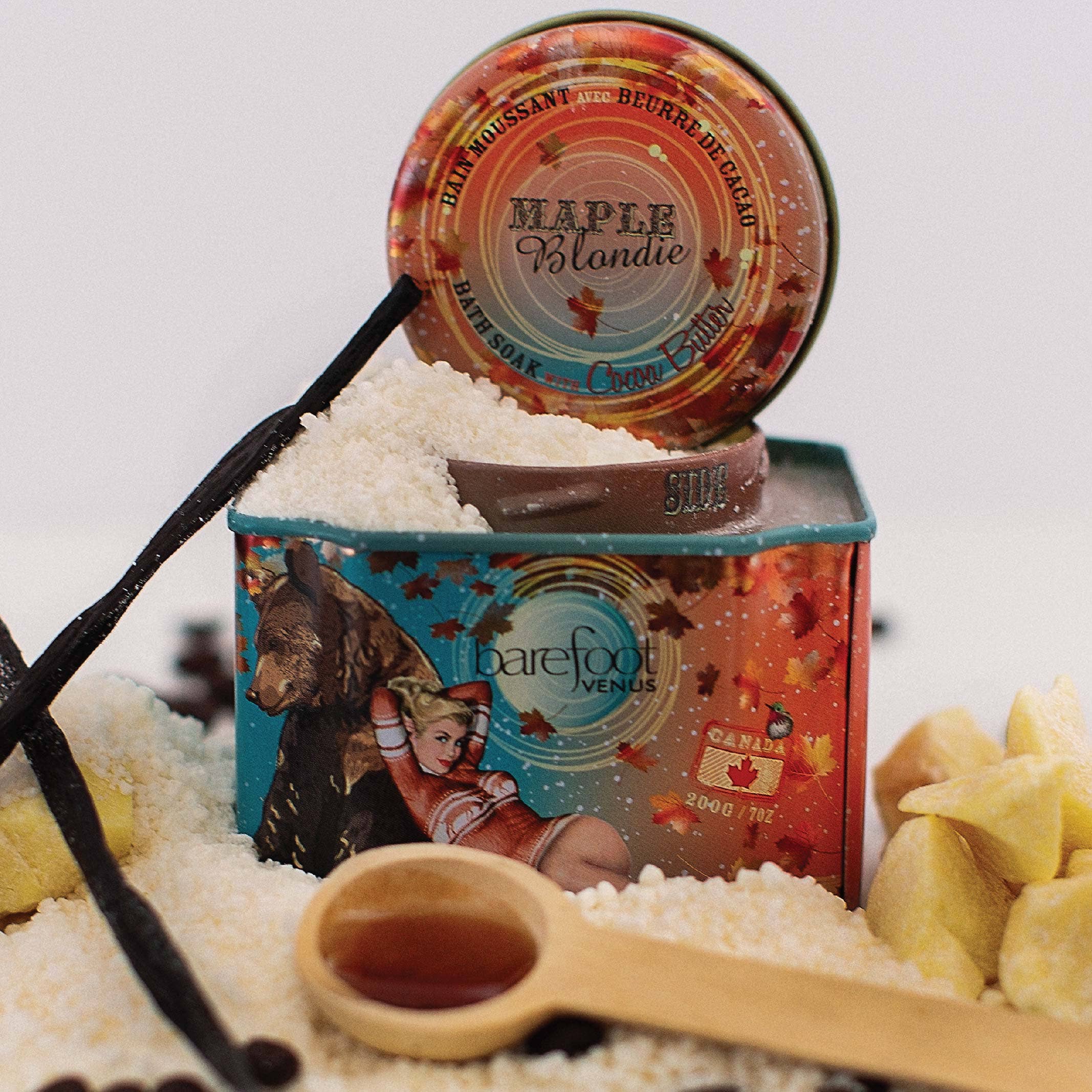 Maple Blondie Bath Soak – Sugar Maple, Vanilla & Espresso, Cocoa Butter Soothing Bath - Image 2