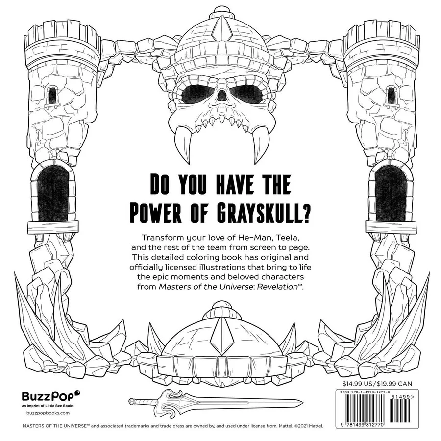 Masters of the Universe Revelation Coloring Book by Mattel | Essential Gift for Fans - Image 11