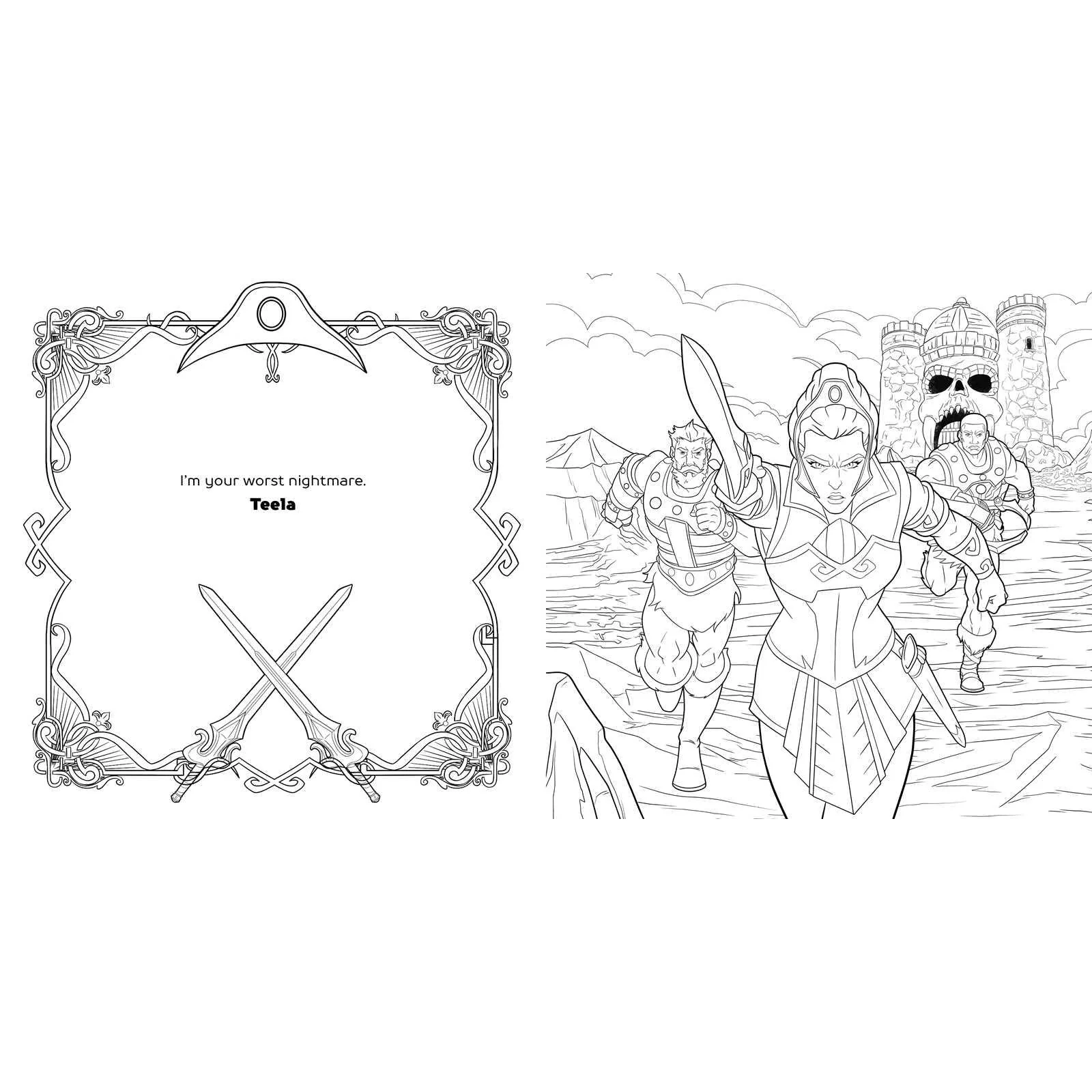Masters of the Universe Revelation Coloring Book by Mattel | Essential Gift for Fans - Image 9