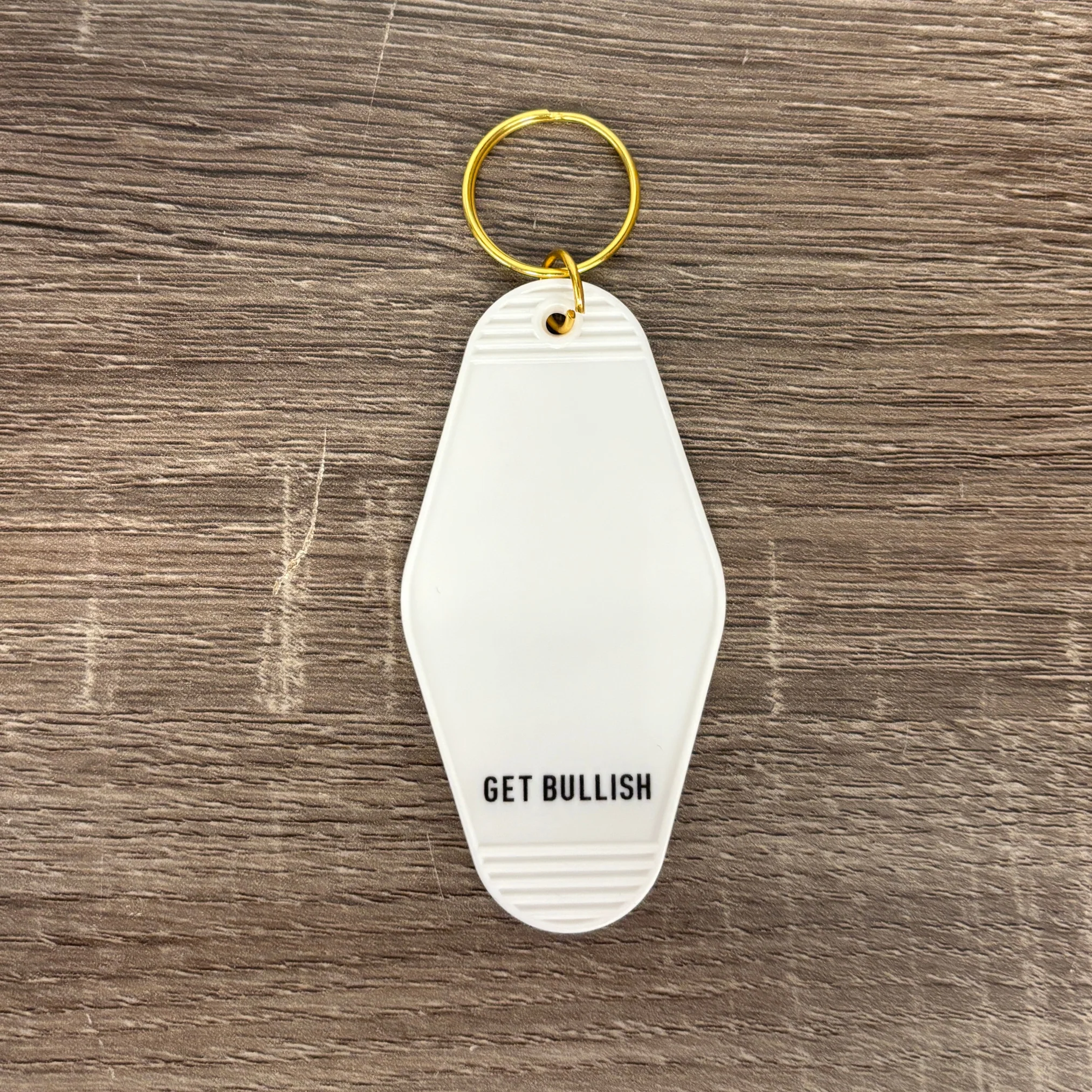 May Whatever You Wish Come Back To You Like A Boomerang Motel Style Keychain in White - Image 5