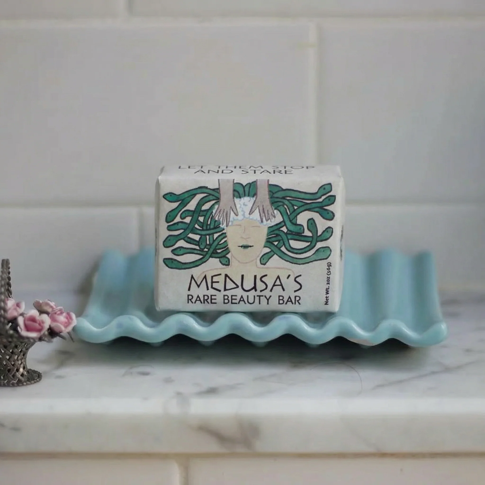 Medusa’s Rare Beauty Mini Bar Soap | Cucumber Aloe Glycerin Soap with Shea & Cocoa Butter, Mythology Inspired - Image 6