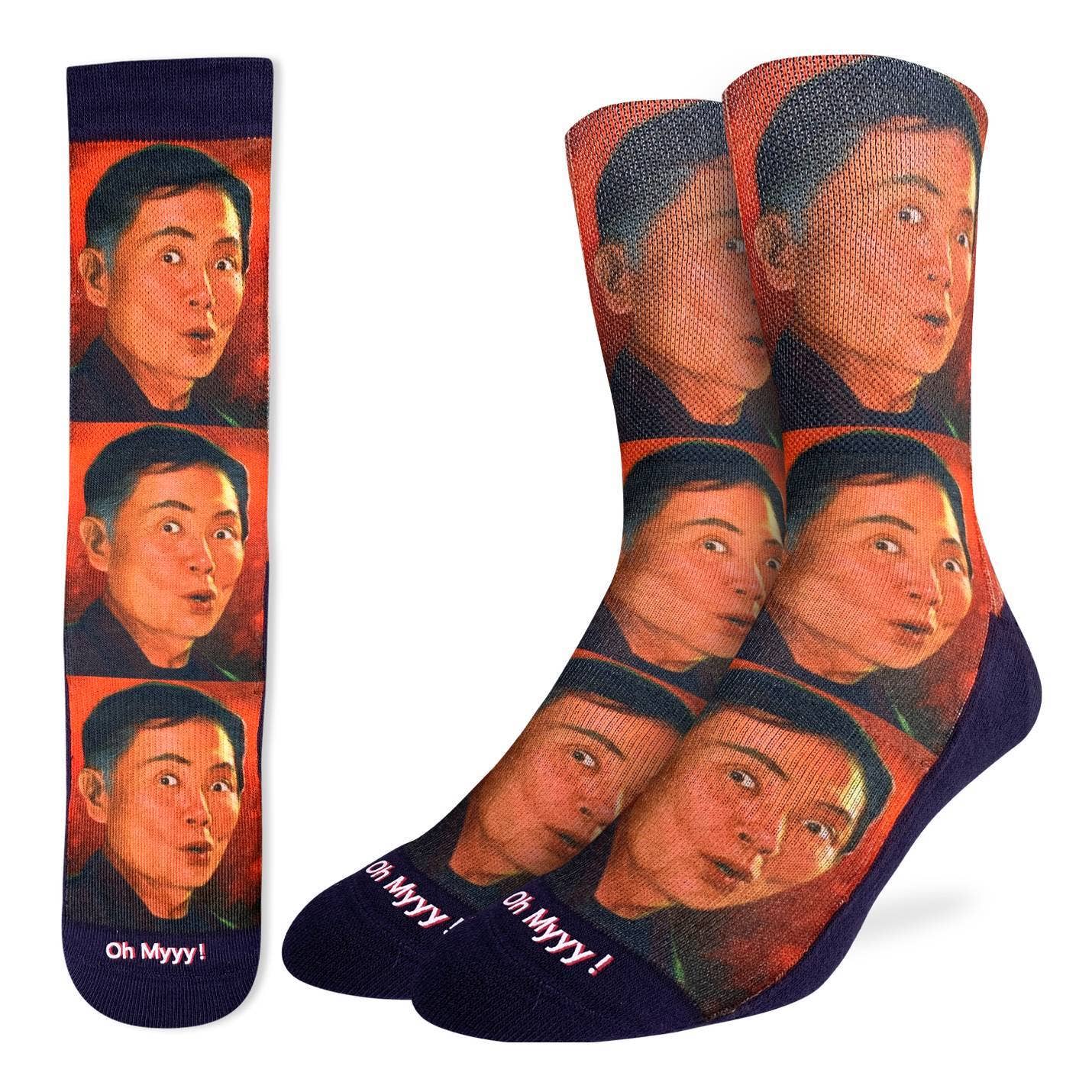George Takei “Oh My!!” Men's Socks | Fun Star Trek Character Crew Socks - Image 5