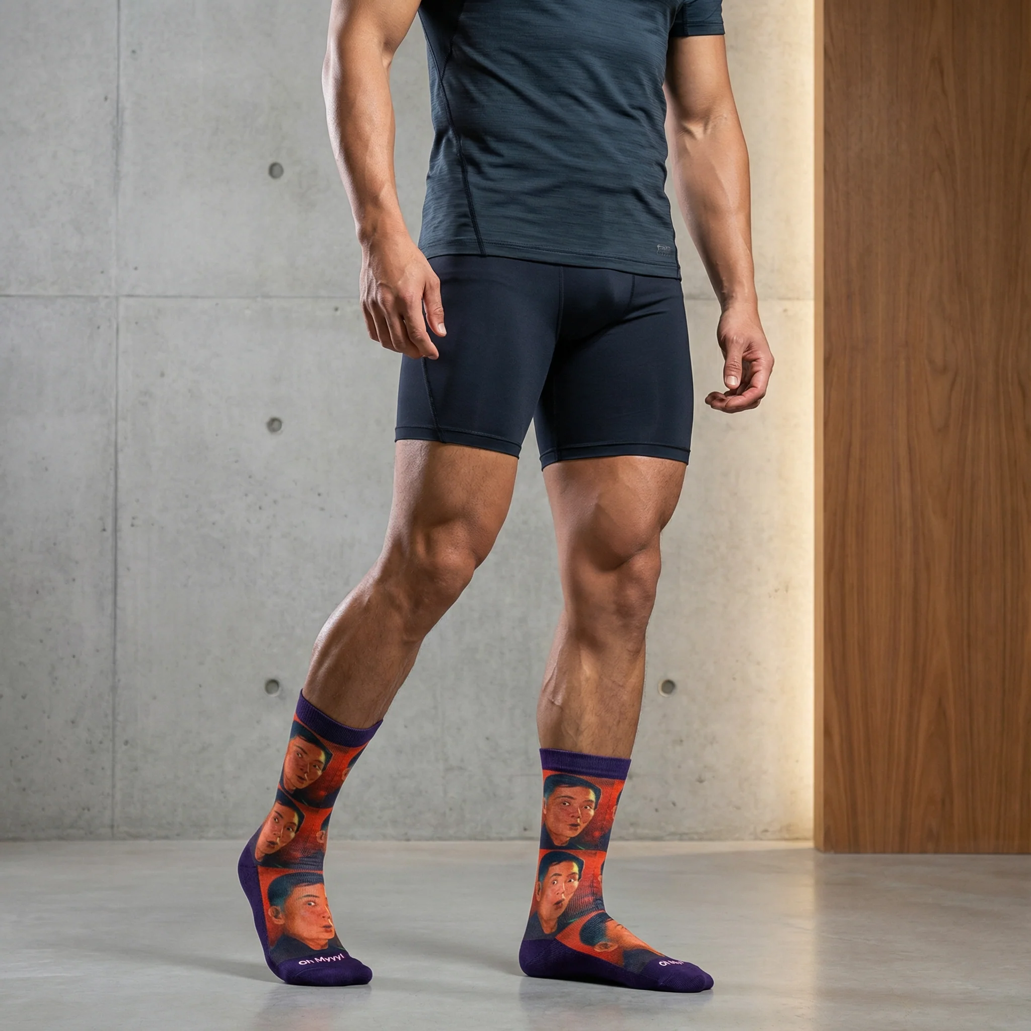 George Takei “Oh My!!” Men's Socks | Fun Star Trek Character Crew Socks - Image 6