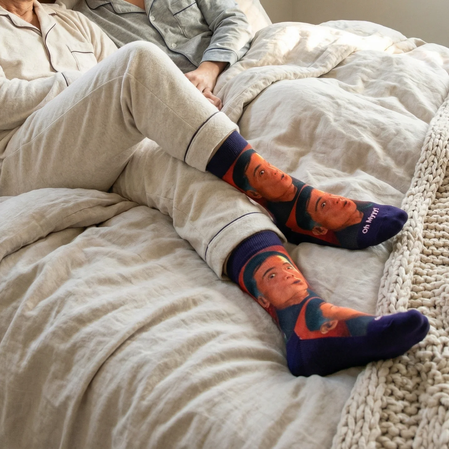 George Takei “Oh My!!” Men's Socks | Fun Star Trek Character Crew Socks - Image 7