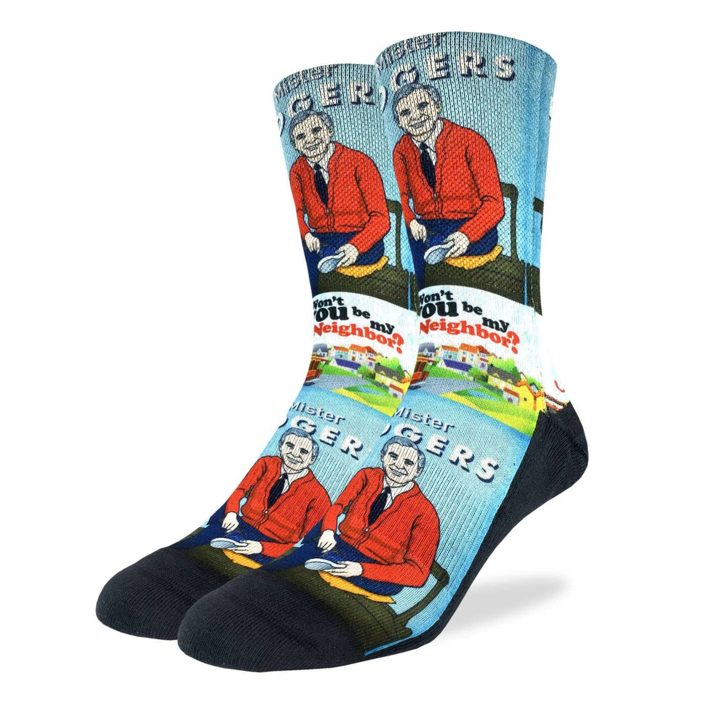 Mister Rogers Neighborhood Men's Socks | Won’t You Be My Neighbor Crew Socks - Image 3