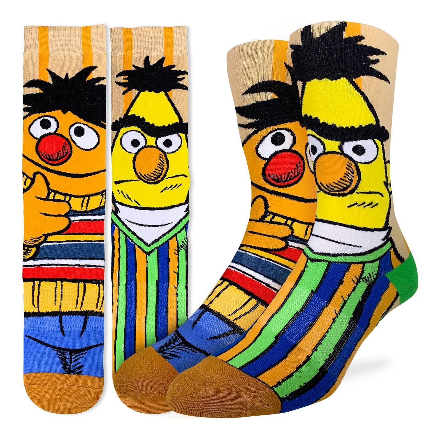 Sesame Street Bert and Ernie Men's Socks | Fun Novelty Crew Socks - Image 3