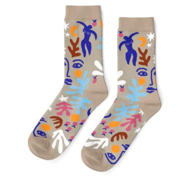 Matisse Men's Crew Socks | Museum Art Lover Gift - Image 3