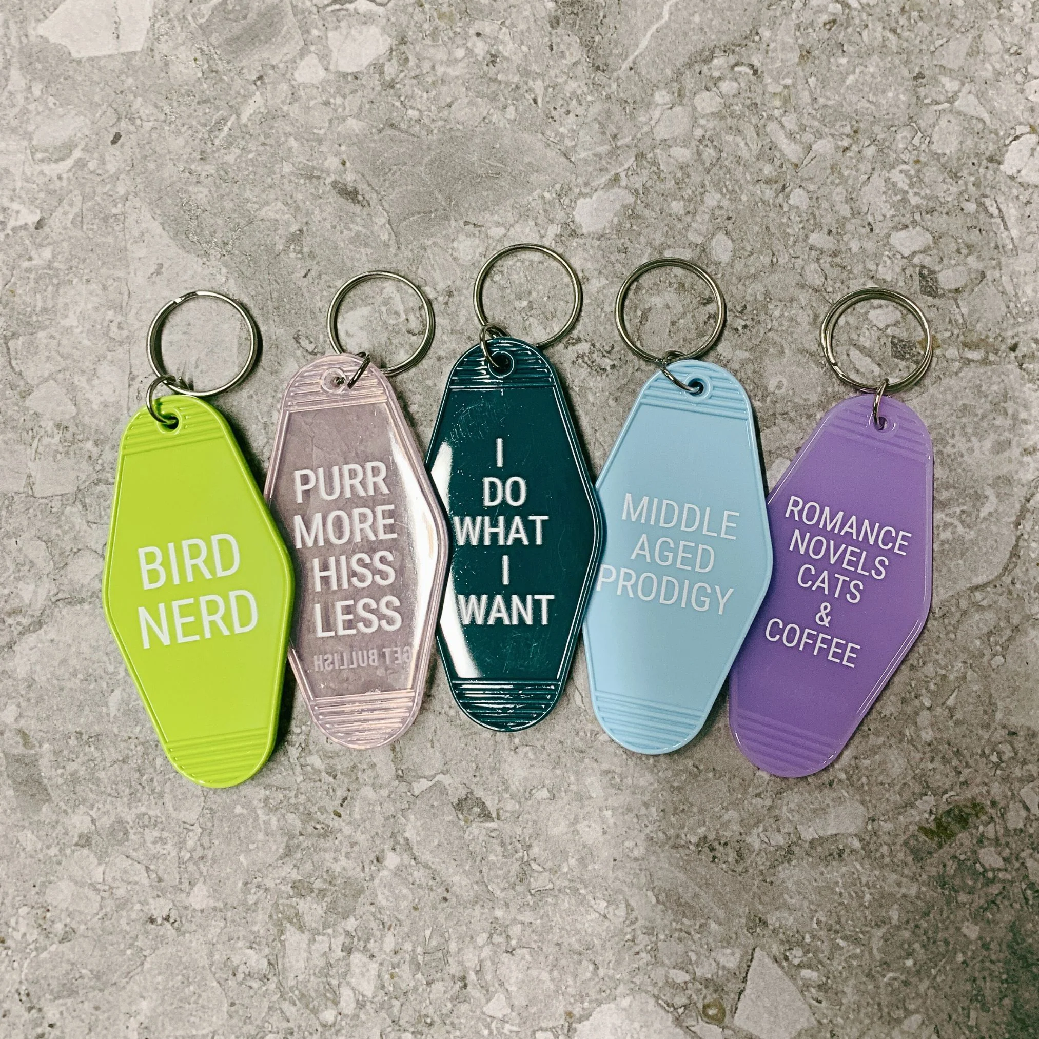 Middle Aged Prodigy Motel Style Keychain in Blue - Image 6