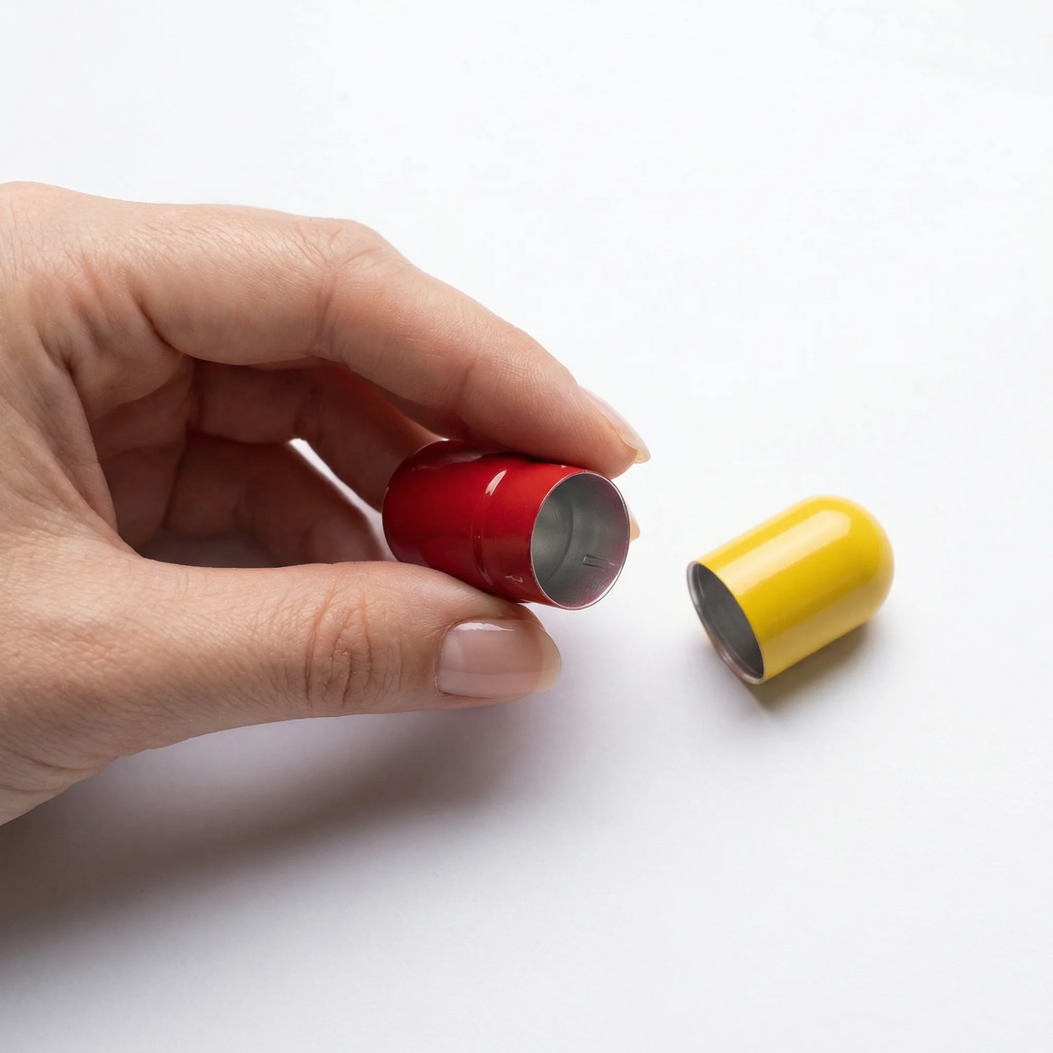 Mini Pill-Shaped Pill Box | Itty-Bitty Aluminum Tin Container for Pills - Image 13