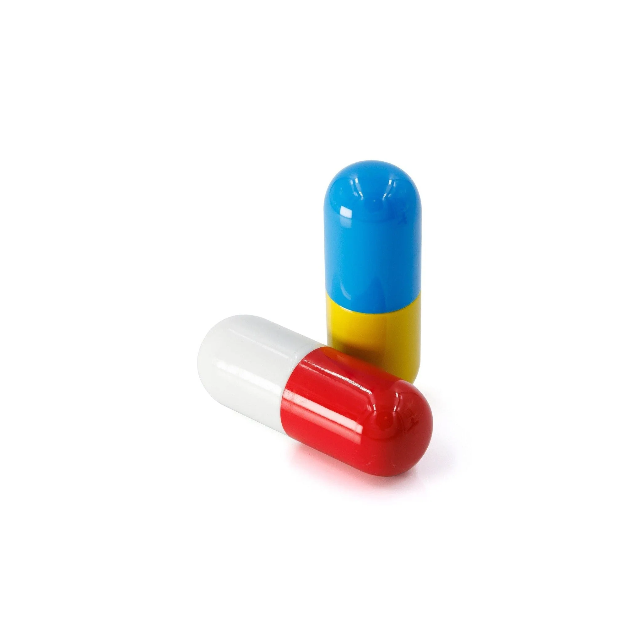 Mini Pill-Shaped Pill Box | Itty-Bitty Aluminum Tin Container for Pills - Image 5