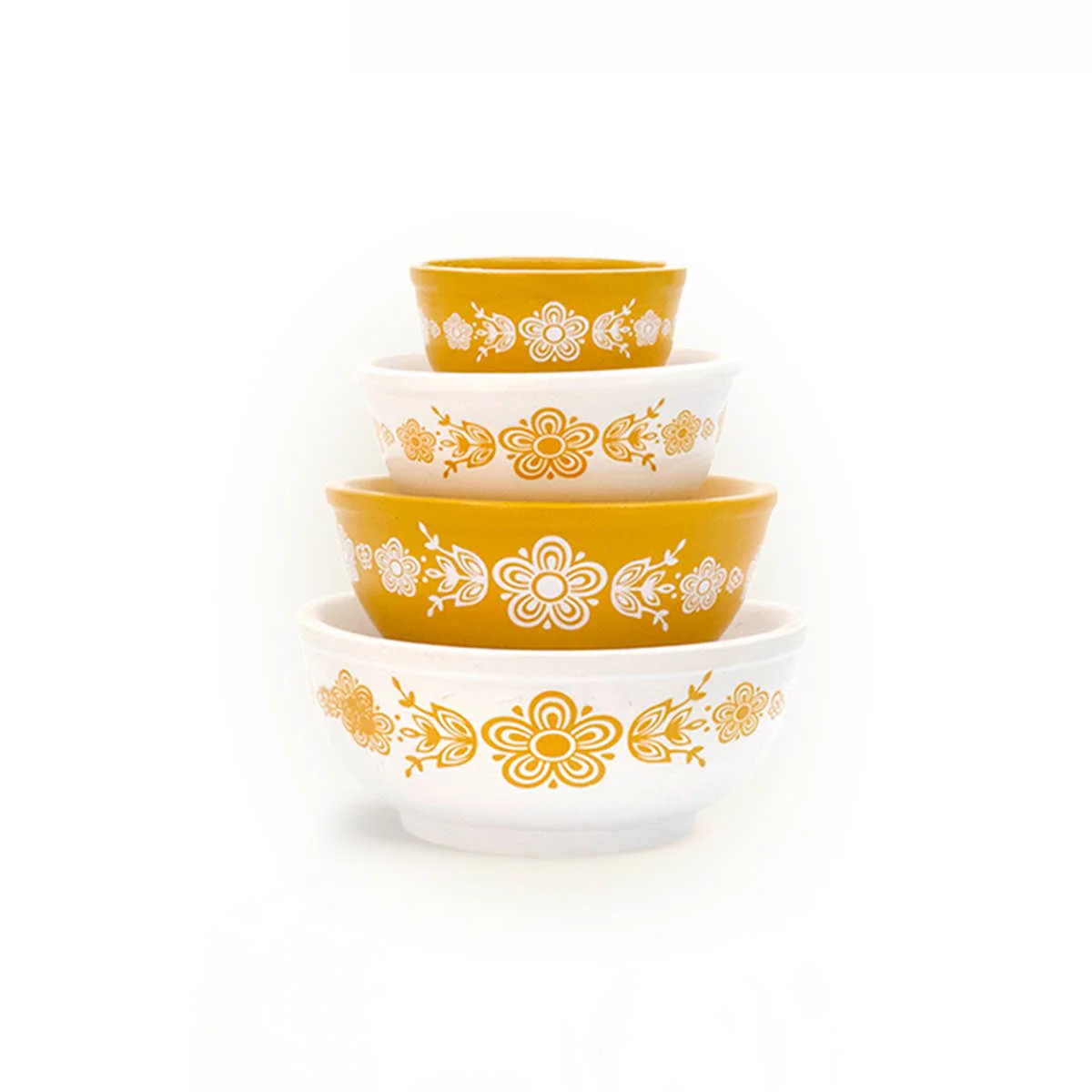 Mini Pyrex-Inspired Mixing Bowls | Retro Stackable Mini Bowl Set for Collectors - Image 11