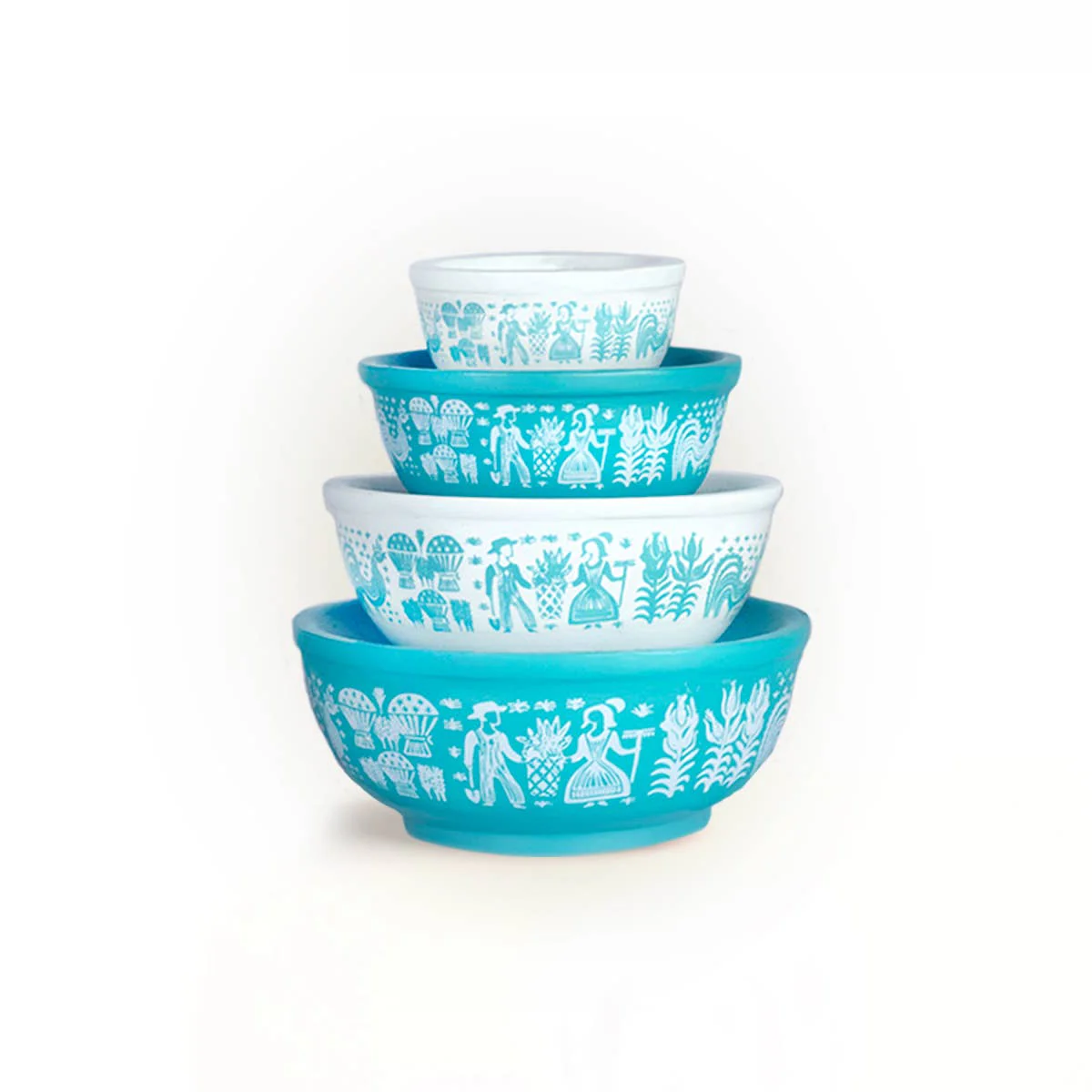 Mini Pyrex-Inspired Mixing Bowls | Retro Stackable Mini Bowl Set for Collectors - Image 13