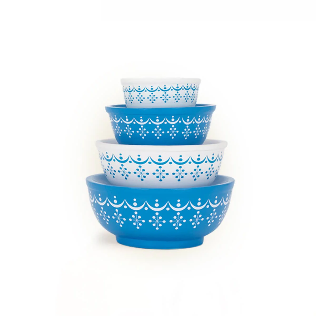 Mini Pyrex-Inspired Mixing Bowls | Retro Stackable Mini Bowl Set for Collectors - Image 17