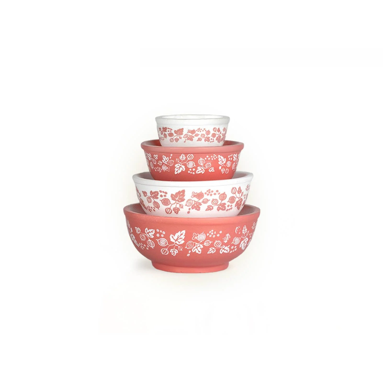 Mini Pyrex-Inspired Mixing Bowls | Retro Stackable Mini Bowl Set for Collectors - Image 24
