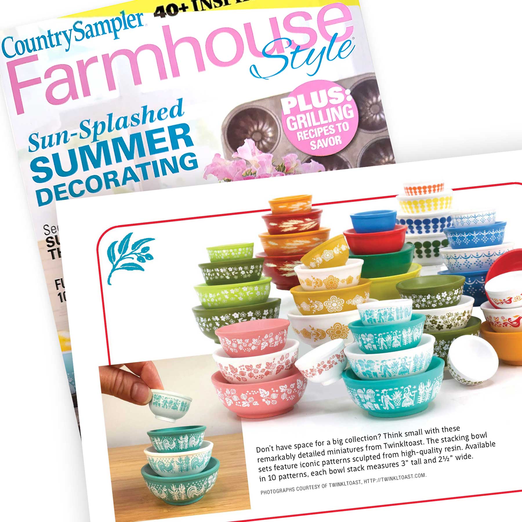 Mini Pyrex-Inspired Mixing Bowls | Retro Stackable Mini Bowl Set for Collectors - Image 32