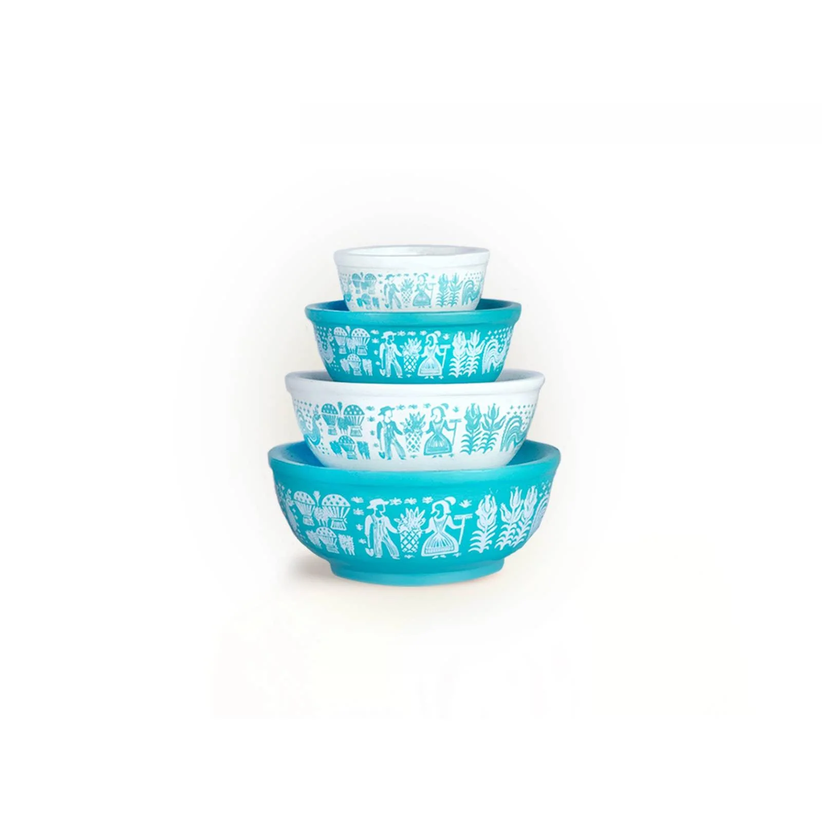 Mini Pyrex-Inspired Mixing Bowls | Retro Stackable Mini Bowl Set for Collectors - Image 34