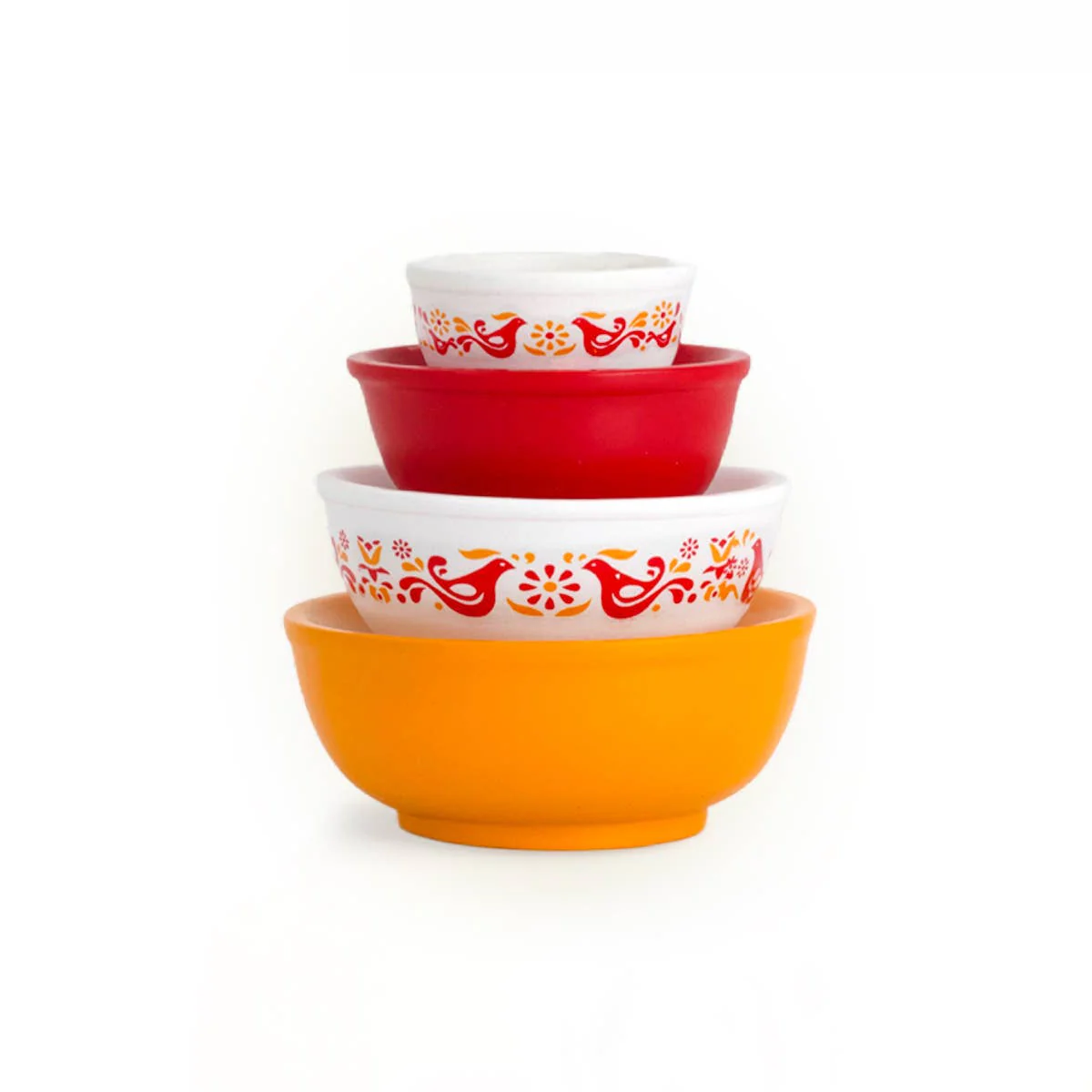Mini Pyrex-Inspired Mixing Bowls | Retro Stackable Mini Bowl Set for Collectors - Image 5