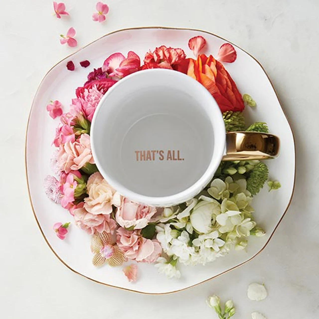 I'd Love To Be A Minimalist Gold Handle Mug | Stoneware Coffee Tea Cup | 16oz - Image 11