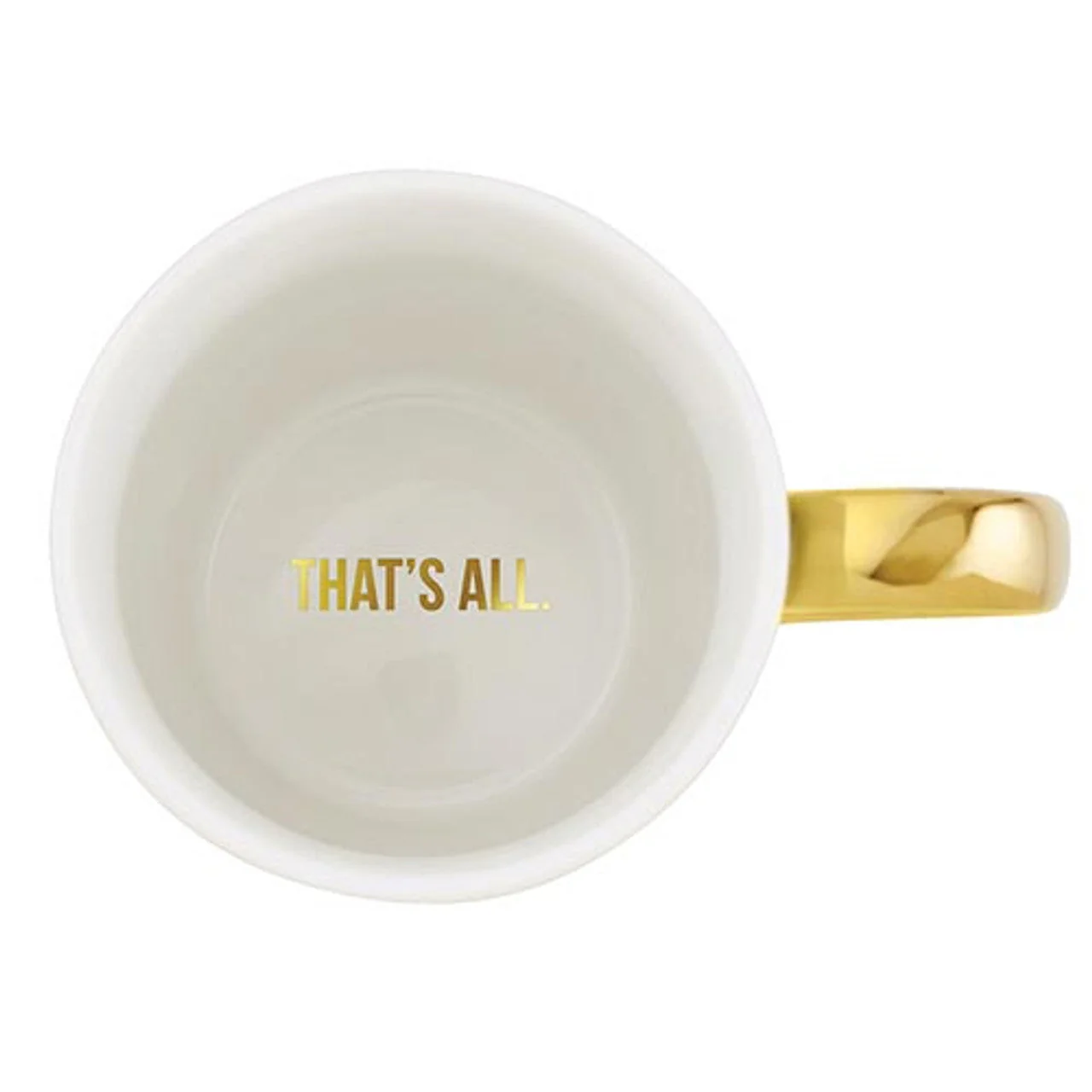 I'd Love To Be A Minimalist Gold Handle Mug | Stoneware Coffee Tea Cup | 16oz - Image 6