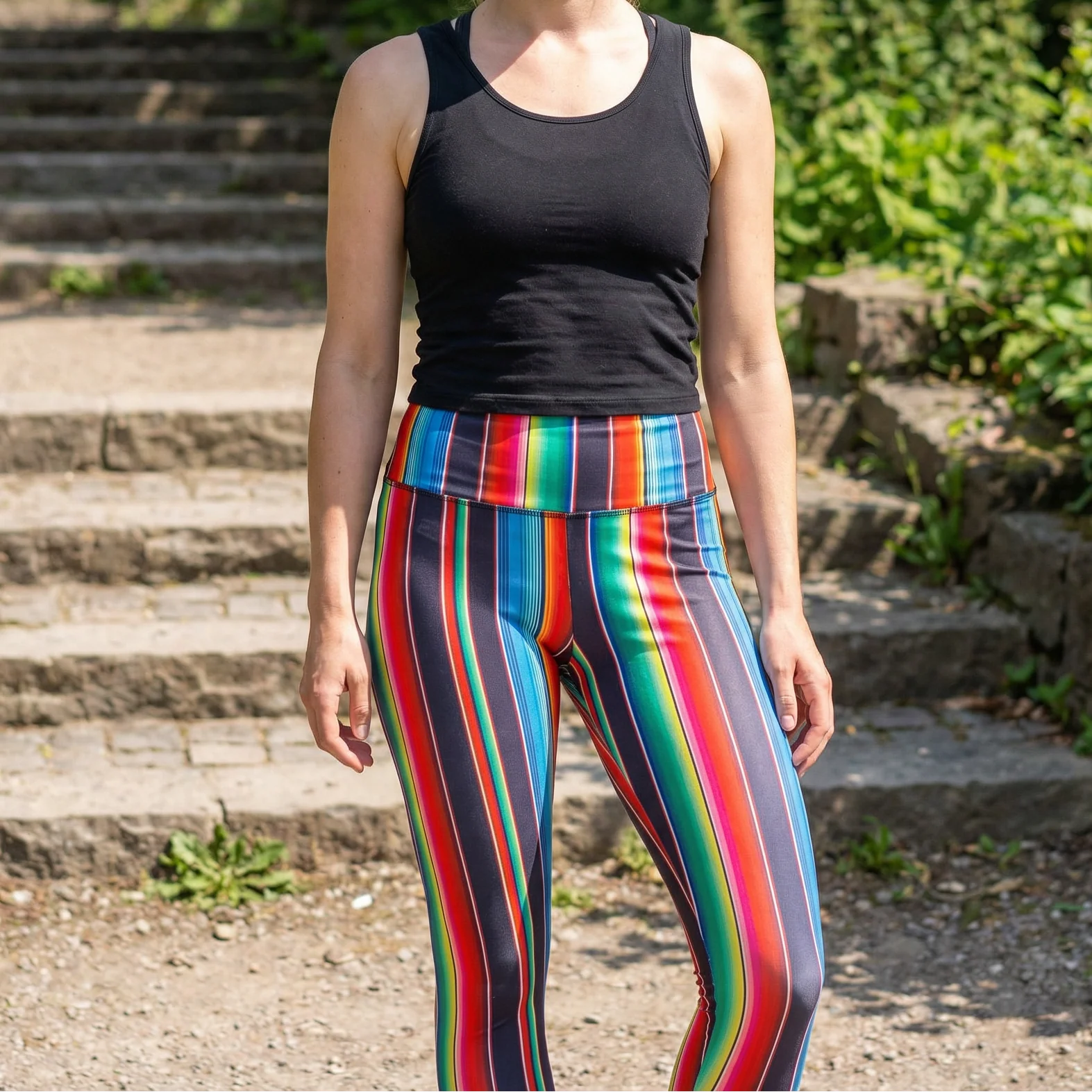 Serape High-Waisted Activewear Leggings [Sizes S & 3X Remaining] - Image 10