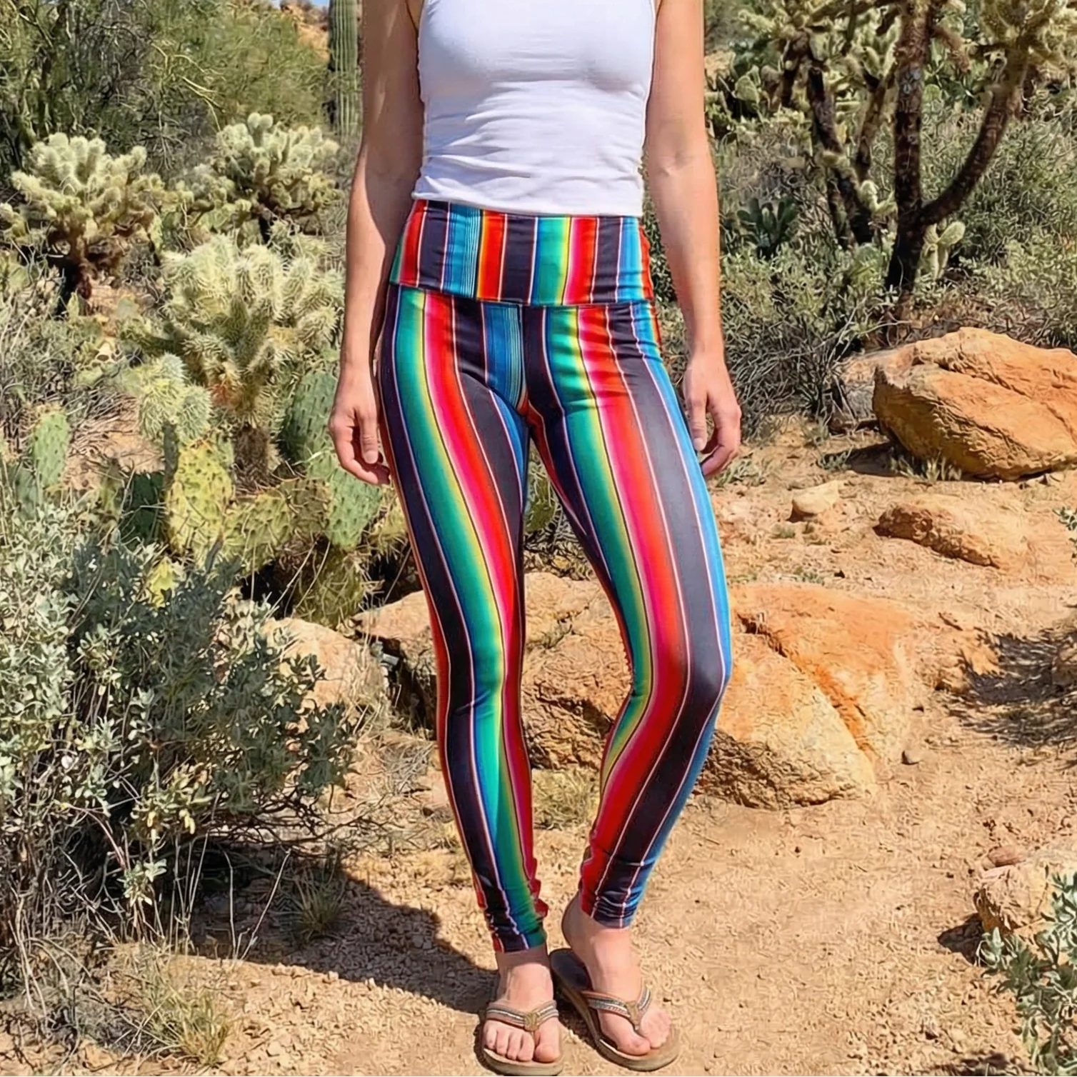 Serape High-Waisted Activewear Leggings [Sizes S & 3X Remaining] - Image 11