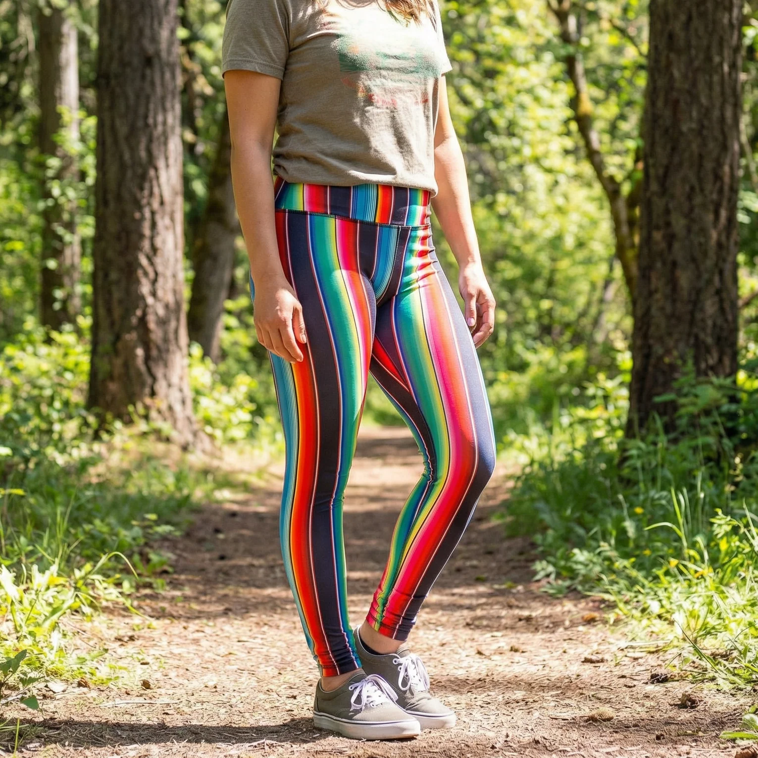 Serape High-Waisted Activewear Leggings [Sizes S & 3X Remaining] - Image 2