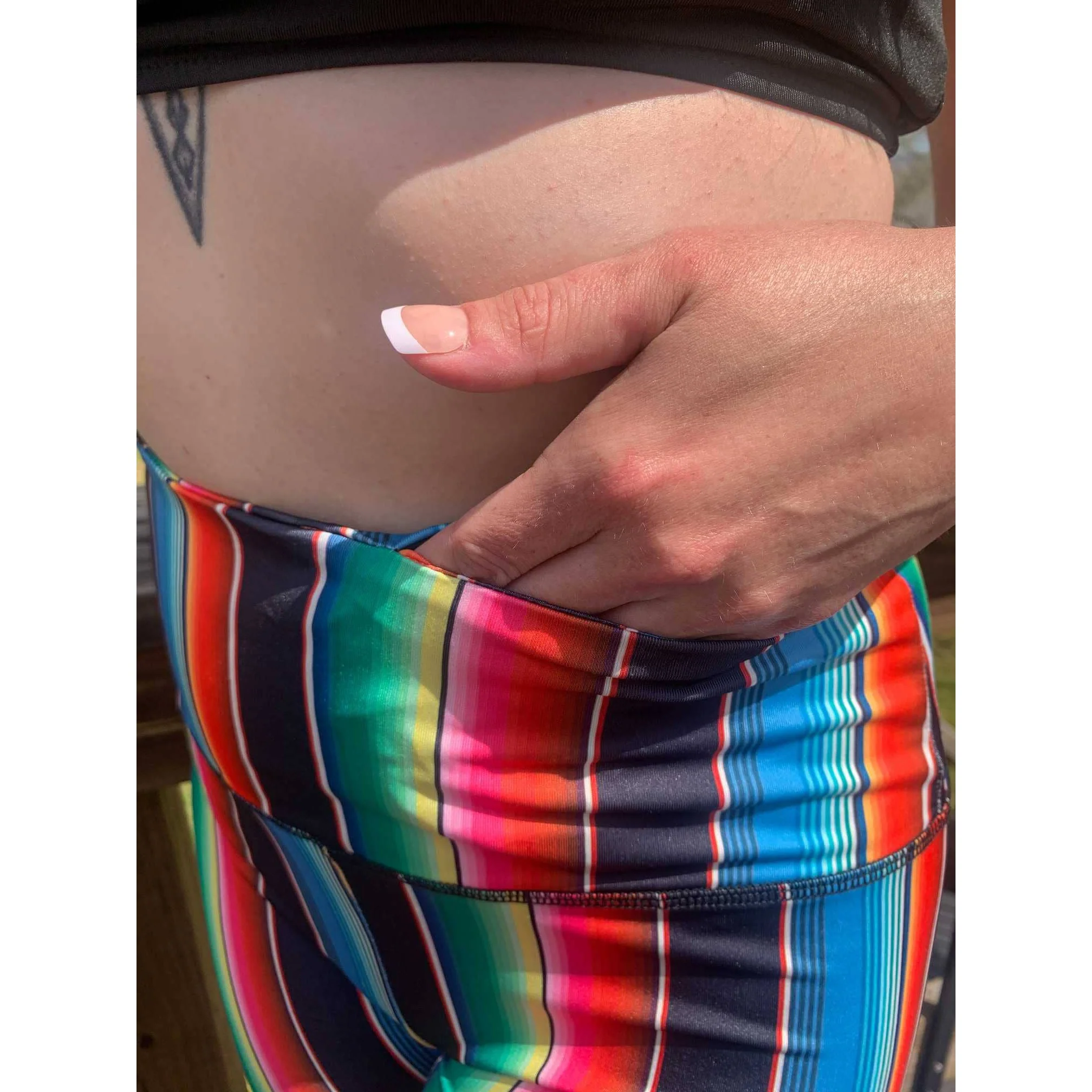Serape High-Waisted Activewear Leggings [Sizes S & 3X Remaining] - Image 6